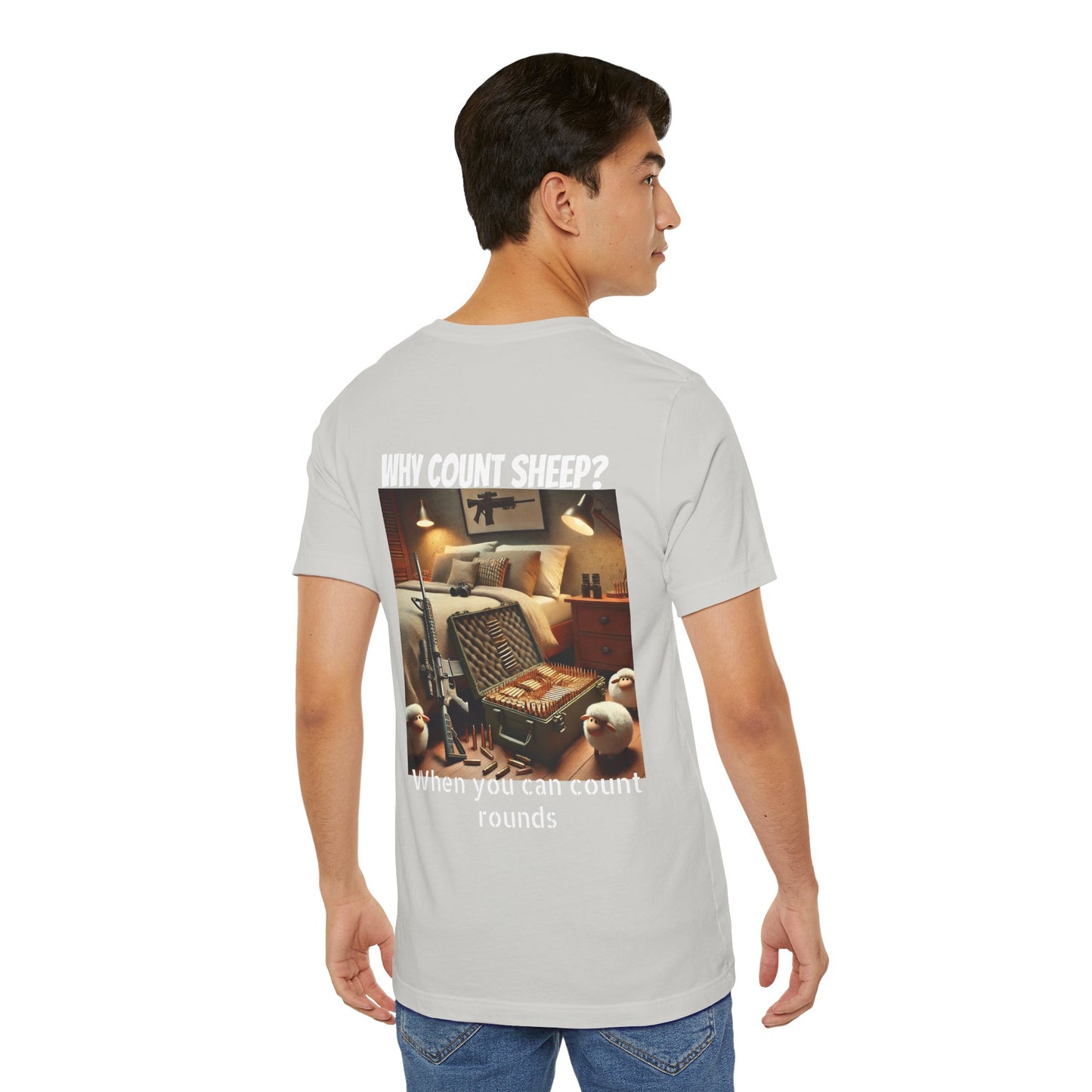 Funny Ammo Counting Unisex Tee, Sarcastic Bullet Collection T-Shirt, Humorous Munition Inventory Shirt, Hilarious Armament Count Top,