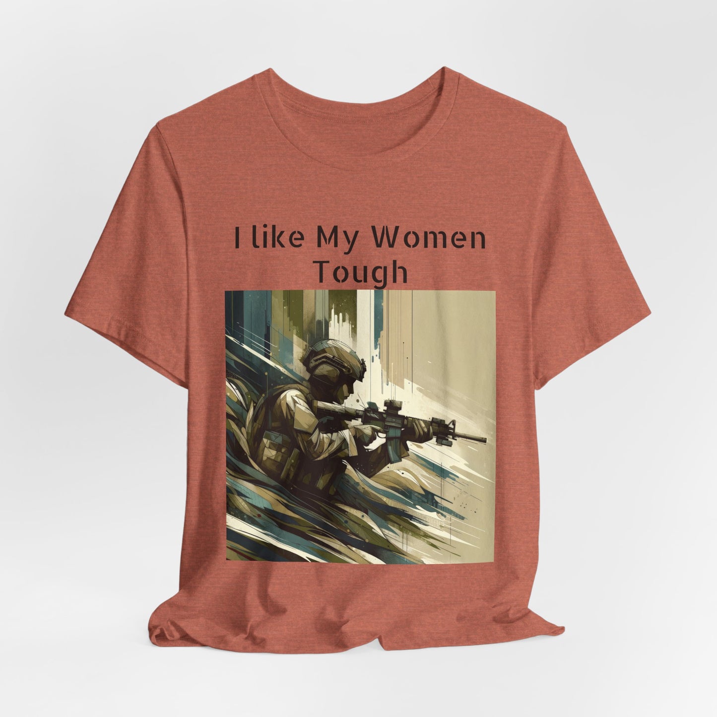 Tough female, female soldier, military tough