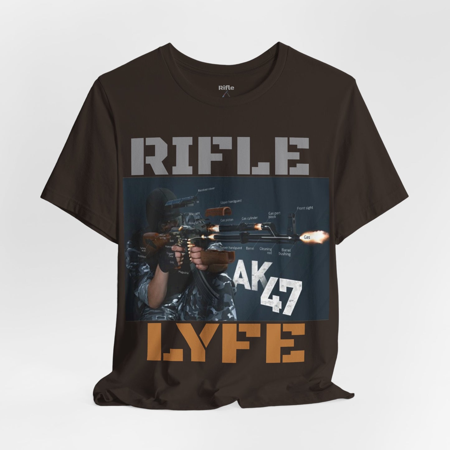 AK47 anatomy, AK47, Rifle Lyfe Logo