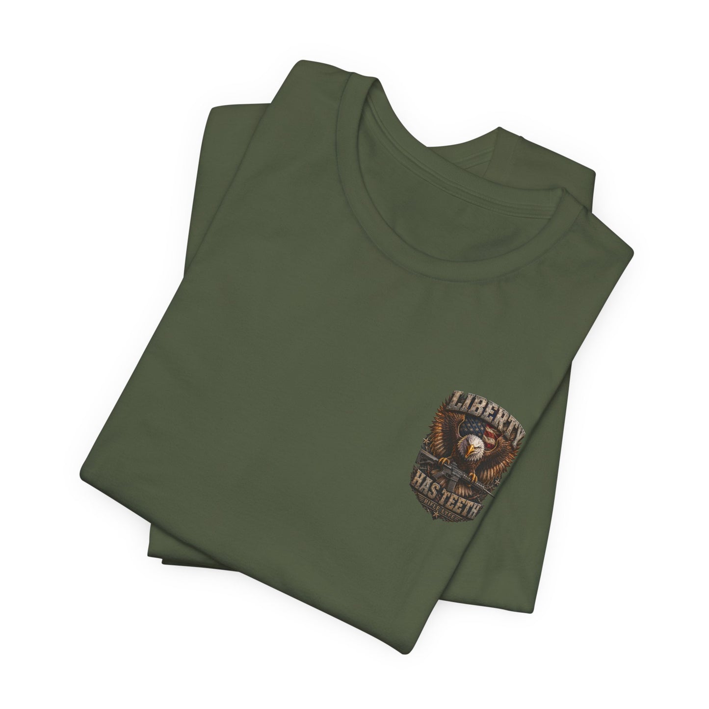 Liberty Tee — "Liberty Has Teeth" Patriotic Graphic T-Shirt