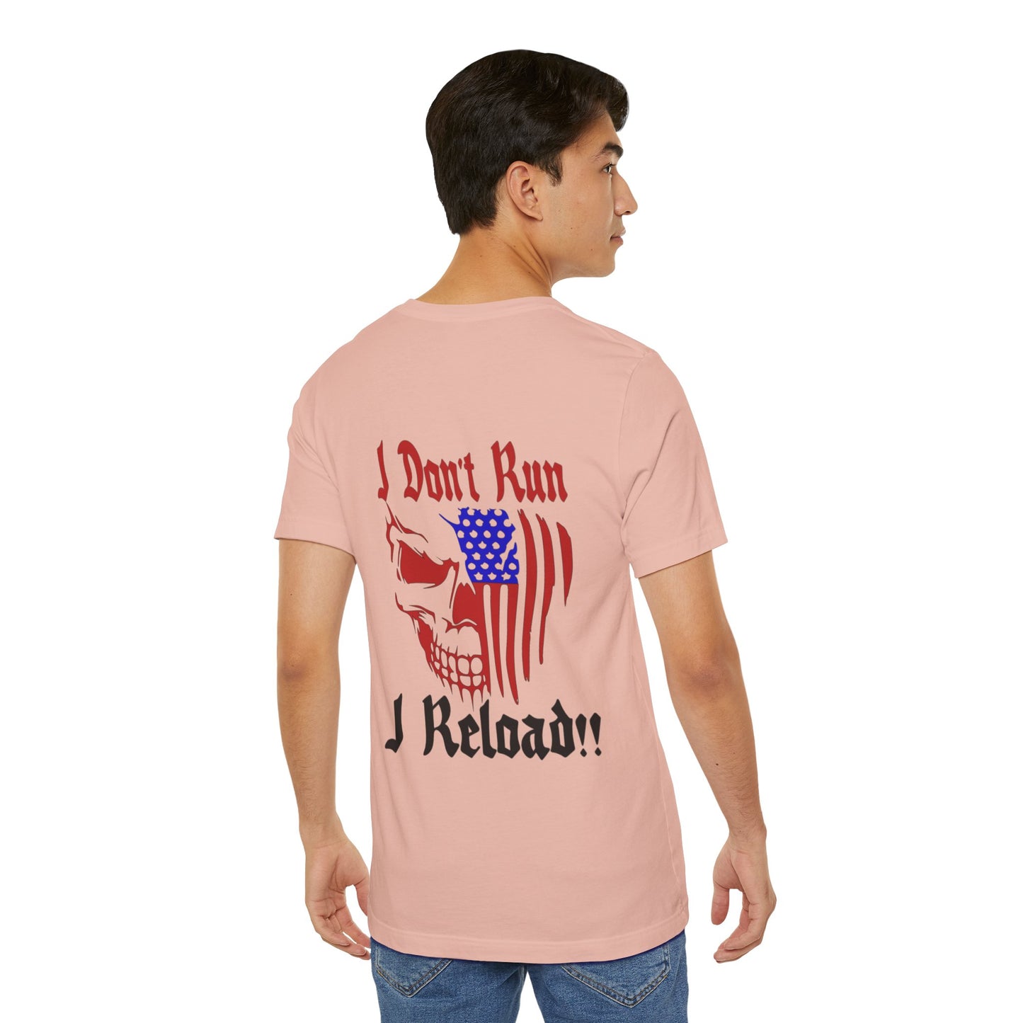 Skull Face Reload Unisex Tee, Alternative Clothing, Graphic T-Shirt, Edgy Quote Shirt, Skeleton Print Top