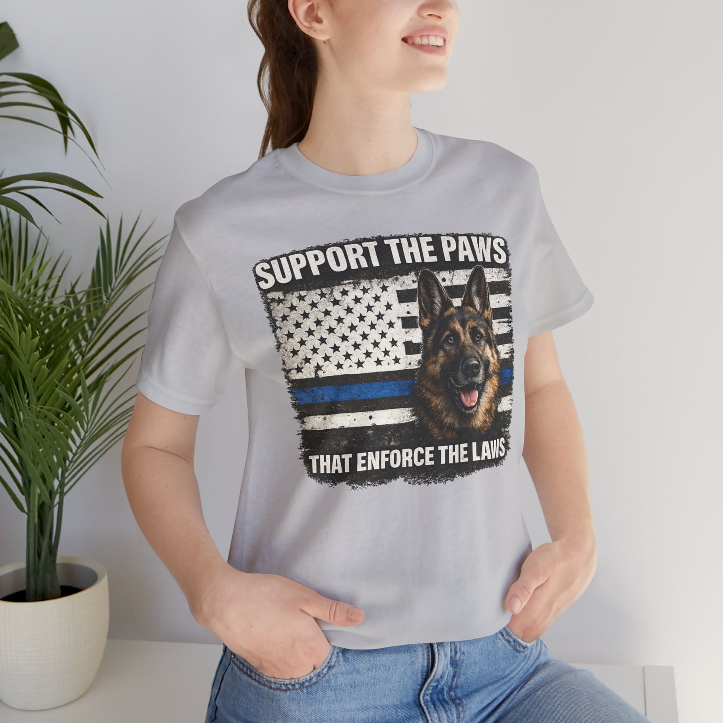 Police Dog K9  Thin Blue Line  Law Enforcement