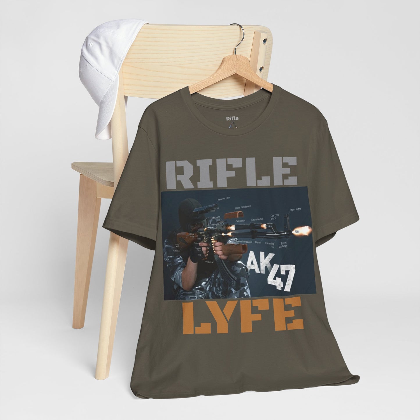 AK47 anatomy, AK47, Rifle Lyfe Logo