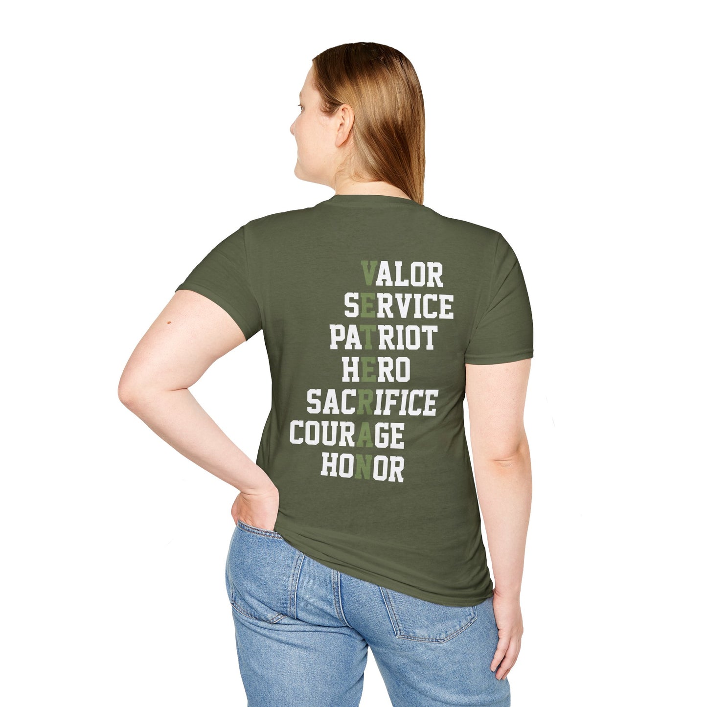 Valor in Action: Military Pride Tee