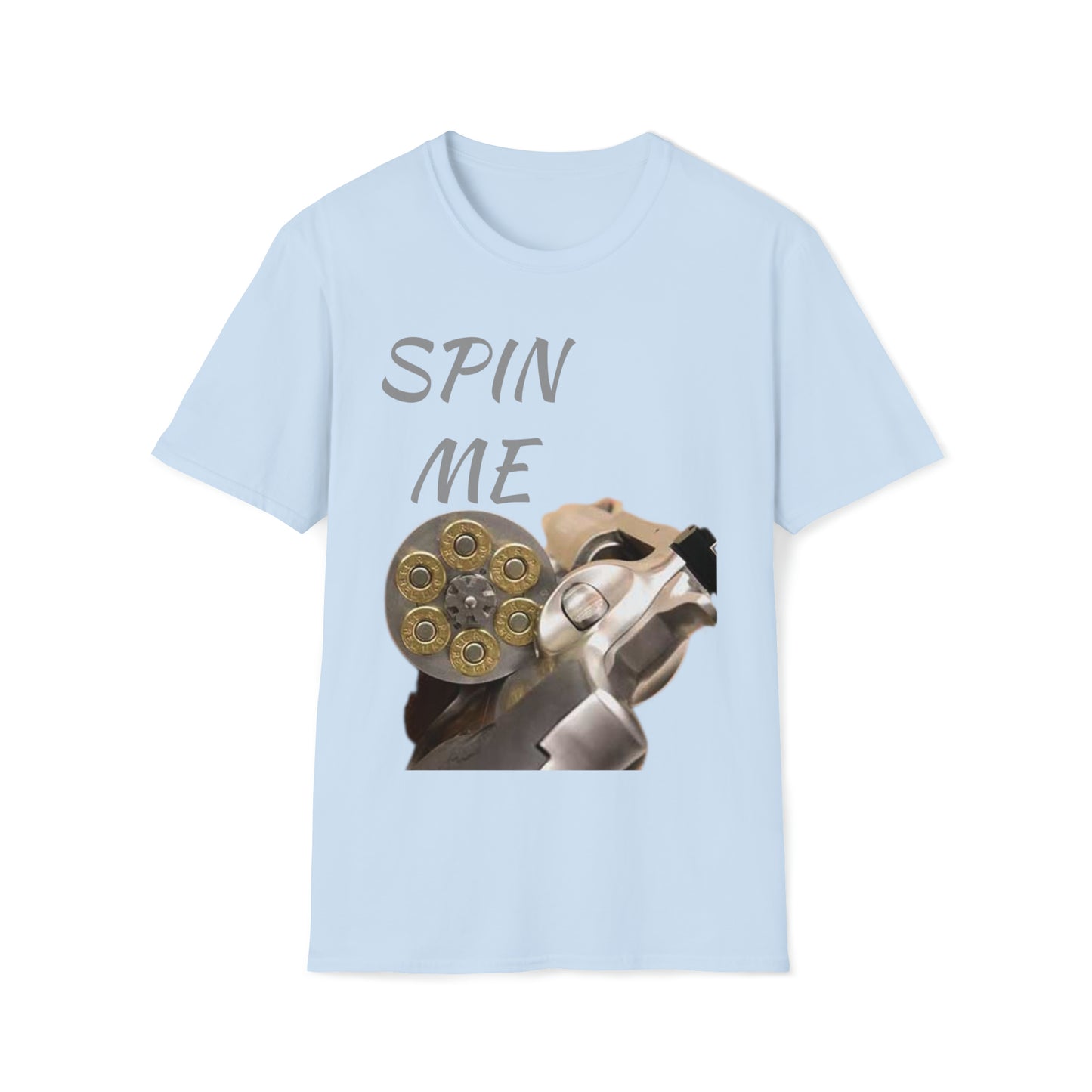 Unisex T-Shirt, 44 Magnum, Gun t-shirt, Spin Me words