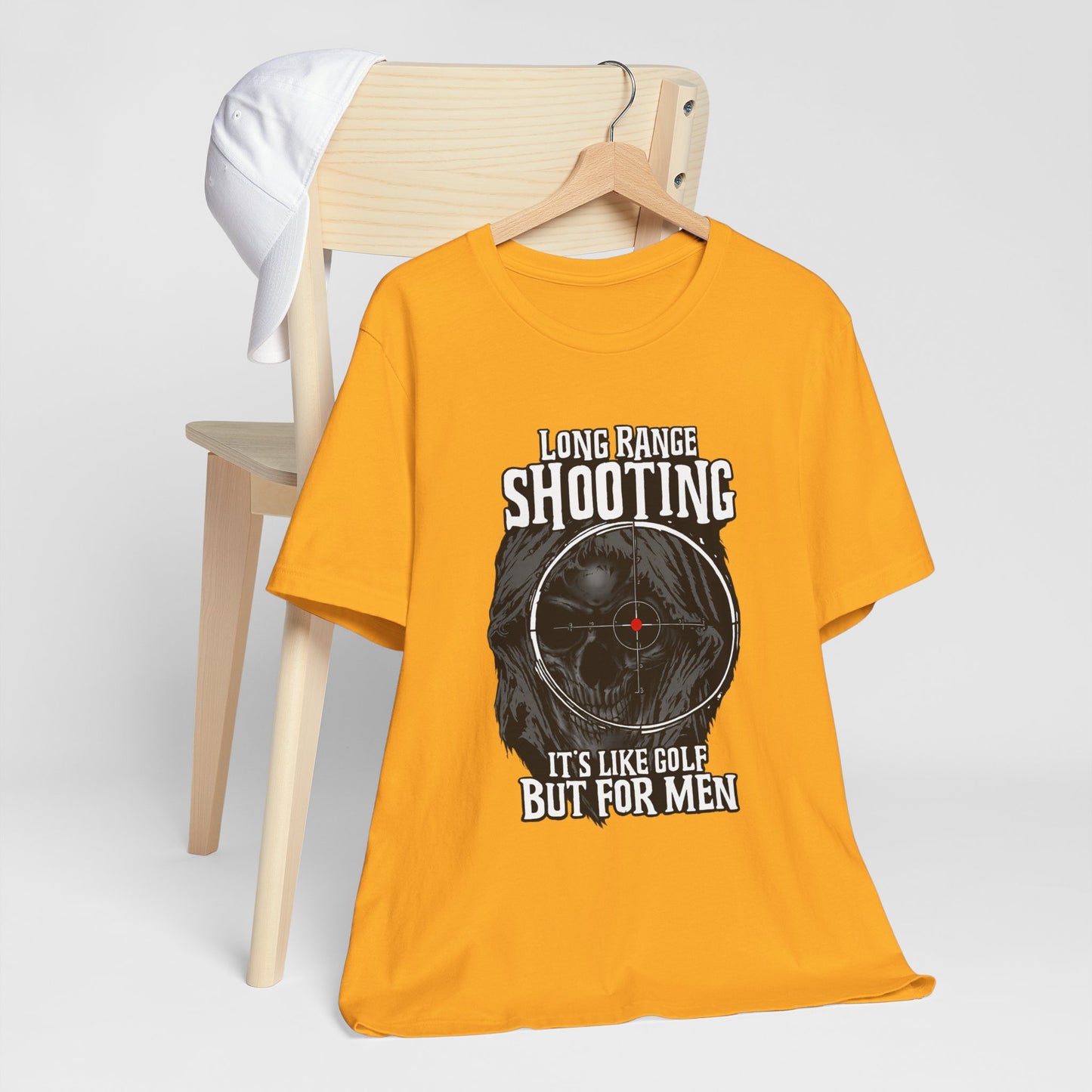 Long Range Shooting T-Shirt – “It’s Like Golf But For Men” Tactical Target Tee