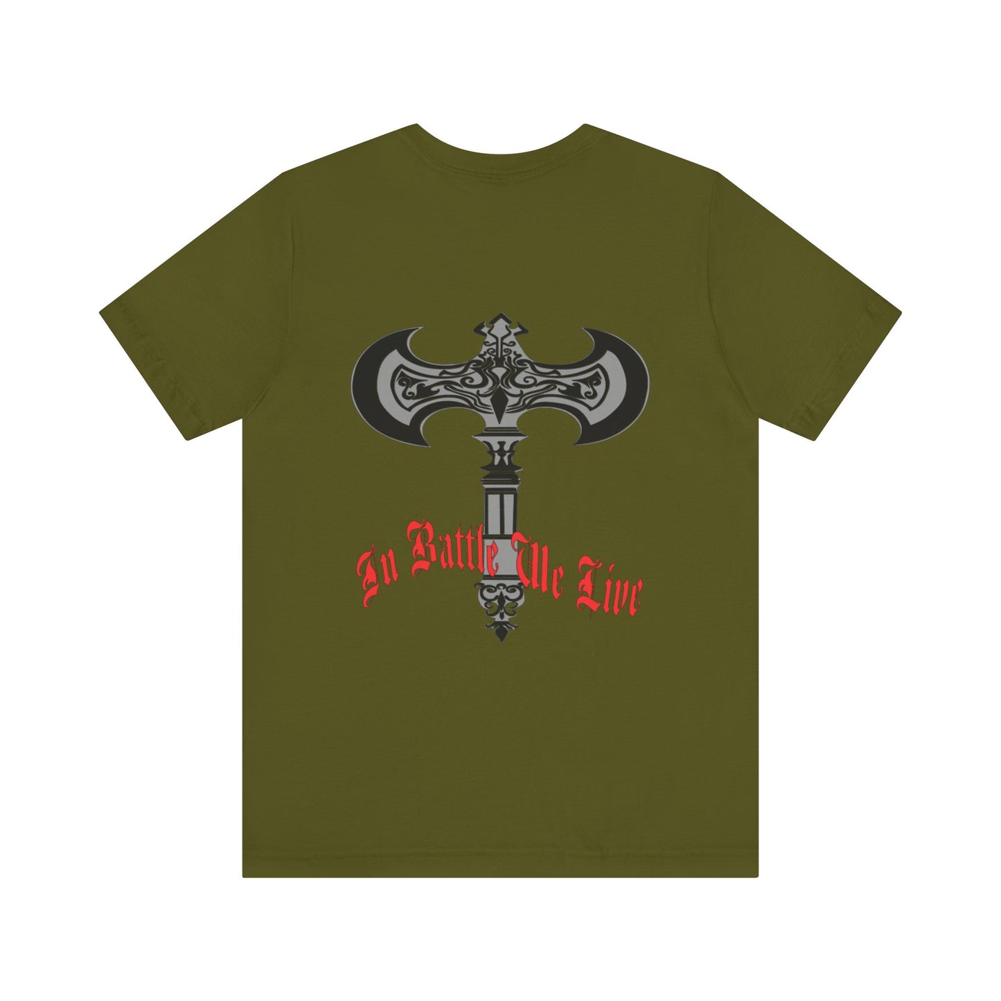 Viking Axe Unisex Tee, Norse Battle Shirt, Warrior Tshirt, Scandinavian Graphic Top, Mythology Gift for Him, Viking Costume Apparel