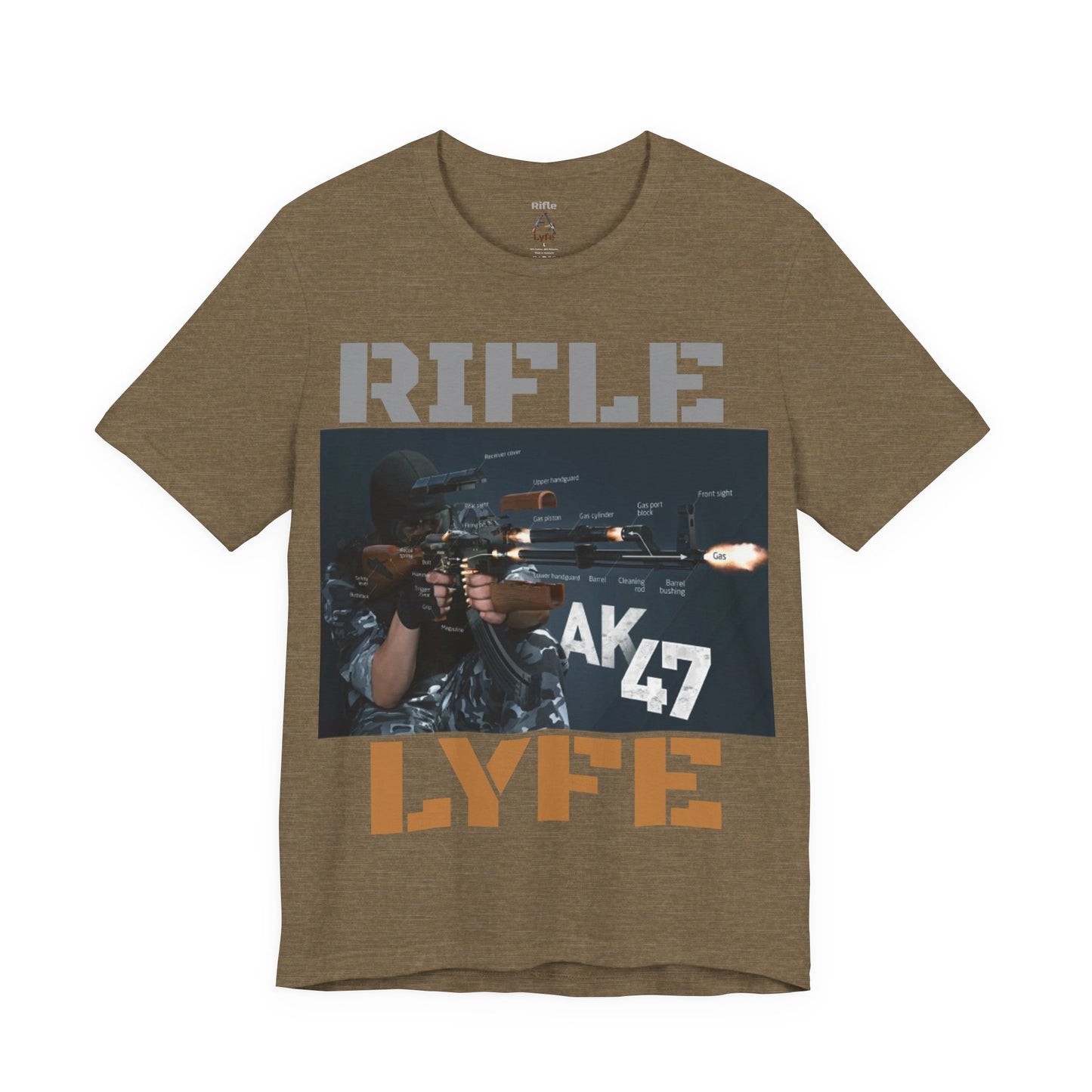 AK47 anatomy, AK47, Rifle Lyfe Logo