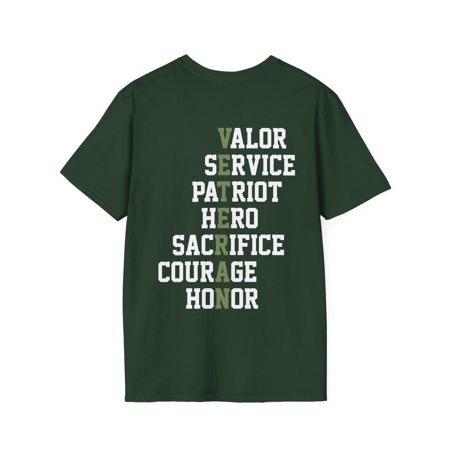 Valor in Action: Military Pride Tee
