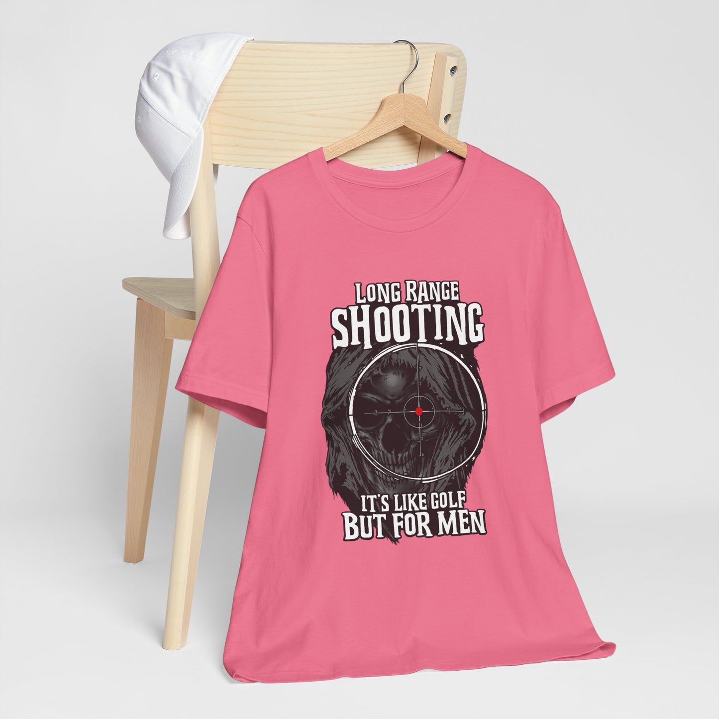Long Range Shooting T-Shirt – “It’s Like Golf But For Men” Tactical Target Tee