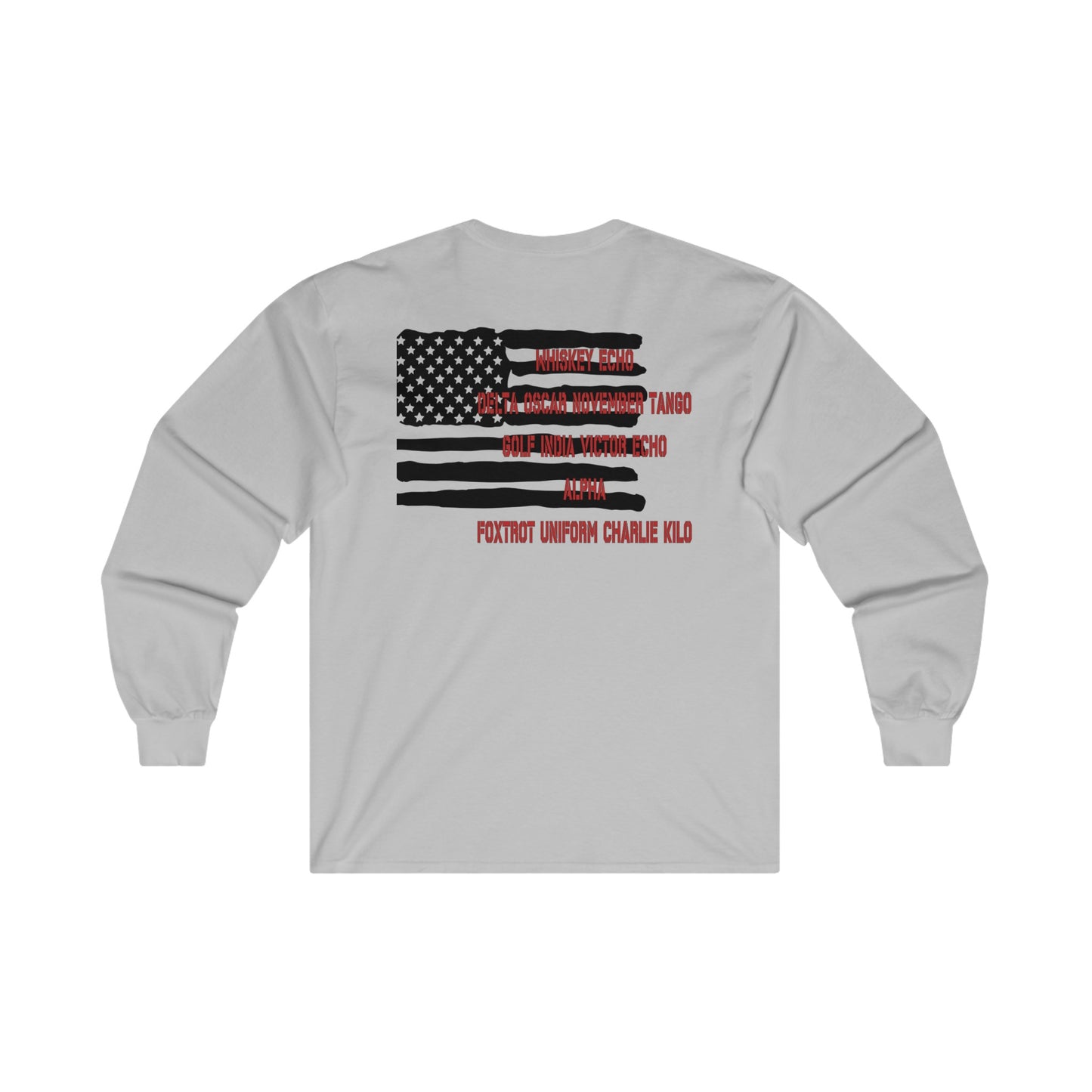 US Flag, Military sweater, W.D.G.A.F