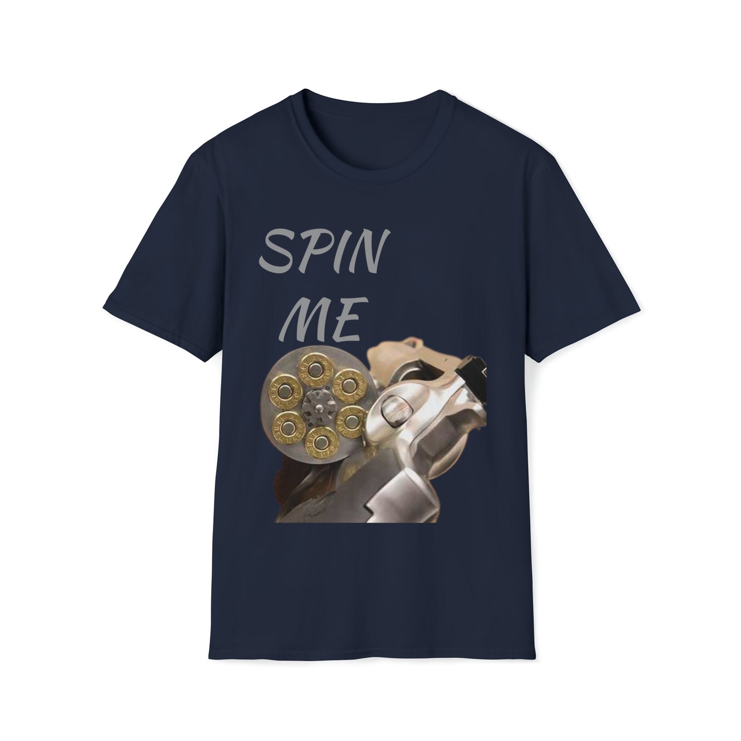 Unisex T-Shirt, 44 Magnum, Gun t-shirt, Spin Me words