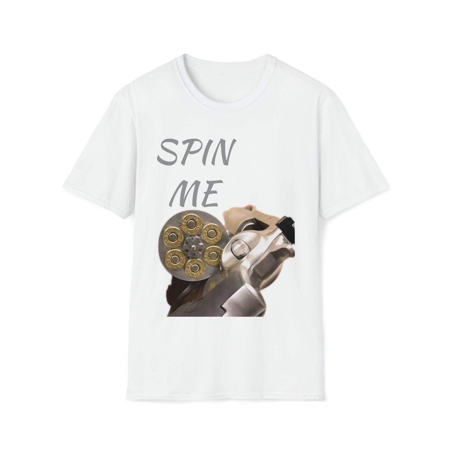 Unisex T-Shirt, 44 Magnum, Gun t-shirt, Spin Me words