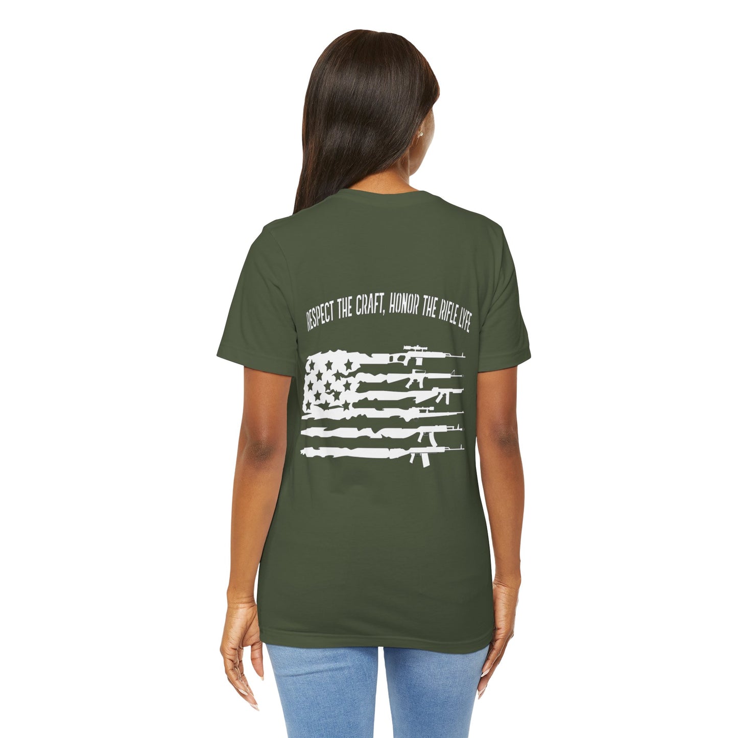 Respect the Rifle Lyfe Brand, Rifle Lover Gift, Gun Enthusiast Shirt, Second Amendment Apparel, Firearms Advocate Top