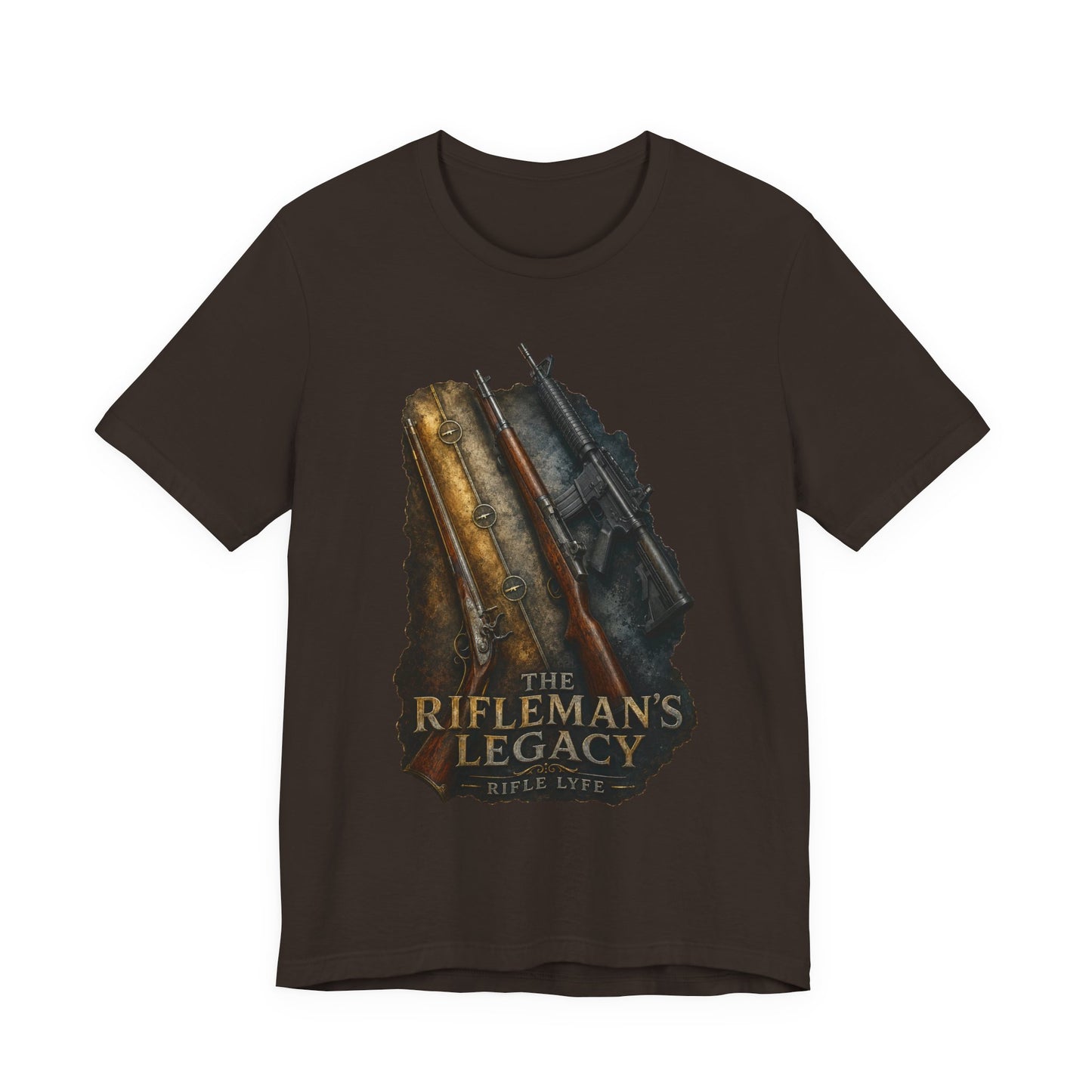 Rifleman’s Legacy T-Shirt — Vintage Hunting Rifle Graphic Tee