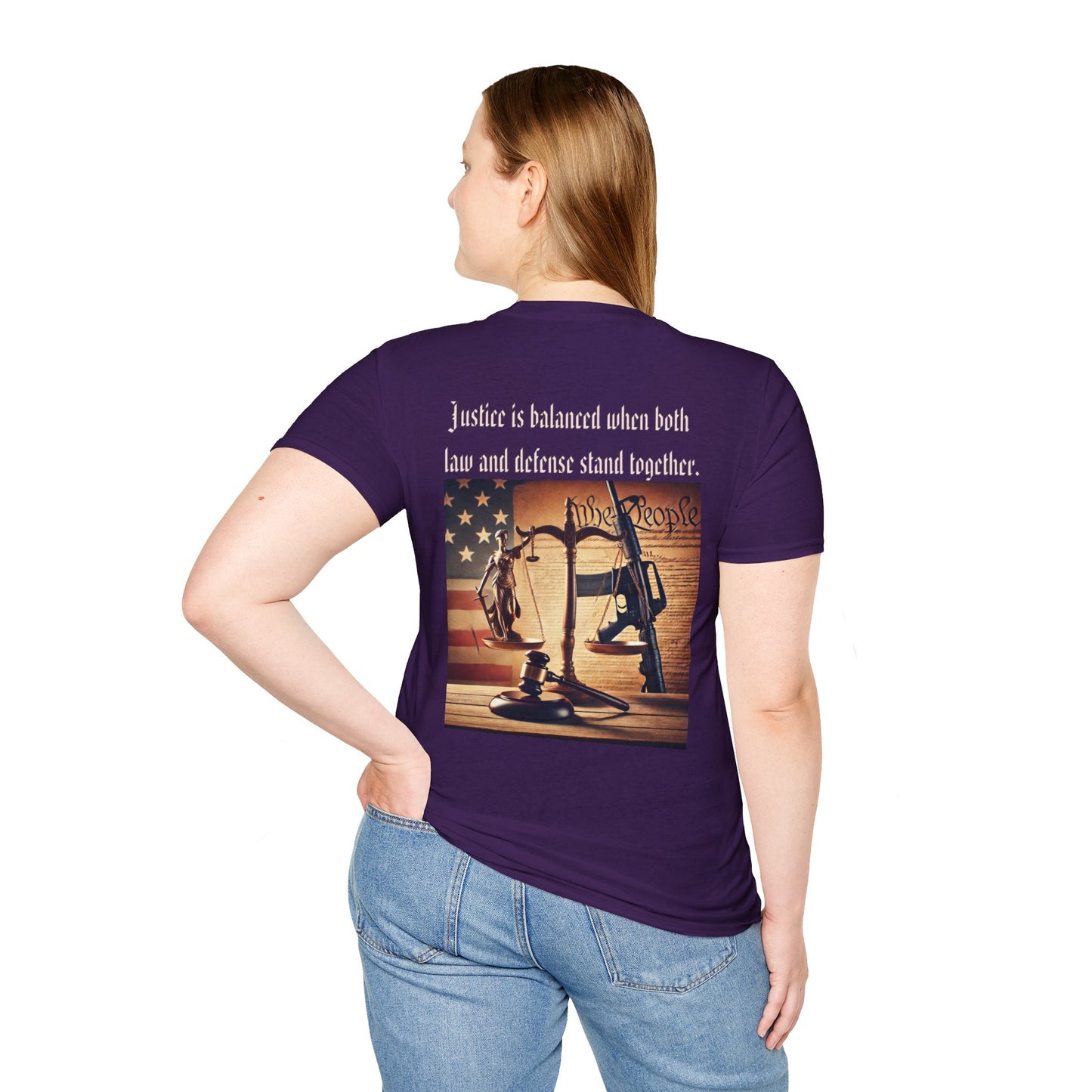 Justice in balance, military, balance of power and law, gift idea