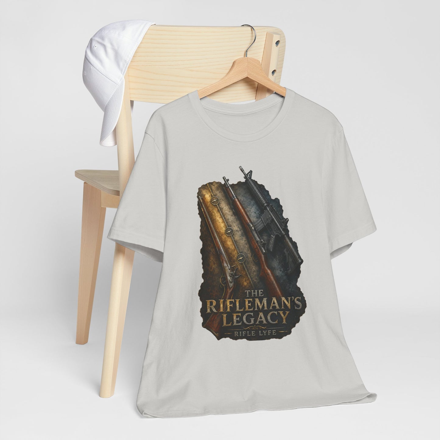 Rifleman’s Legacy T-Shirt — Vintage Hunting Rifle Graphic Tee