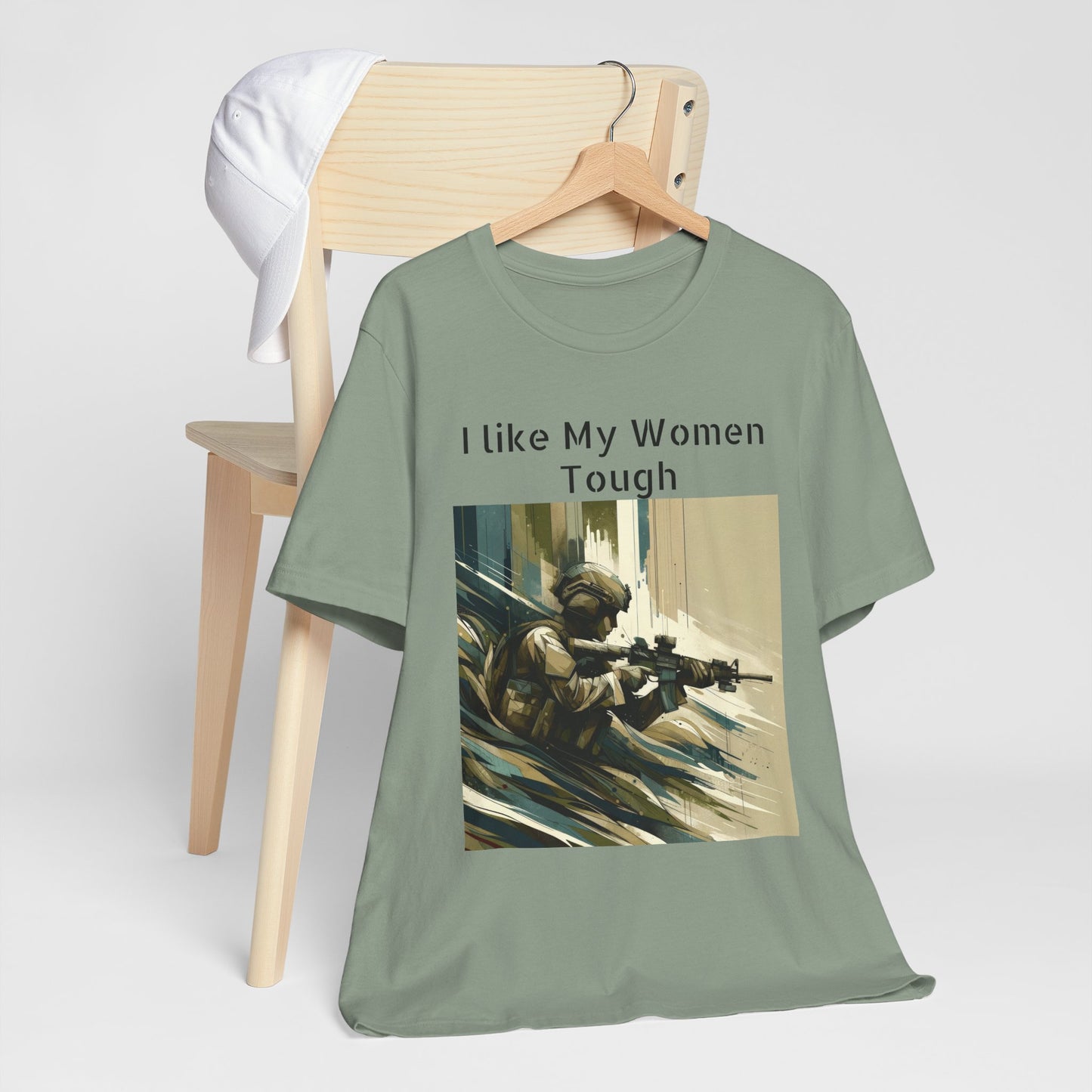 Tough female, female soldier, military tough