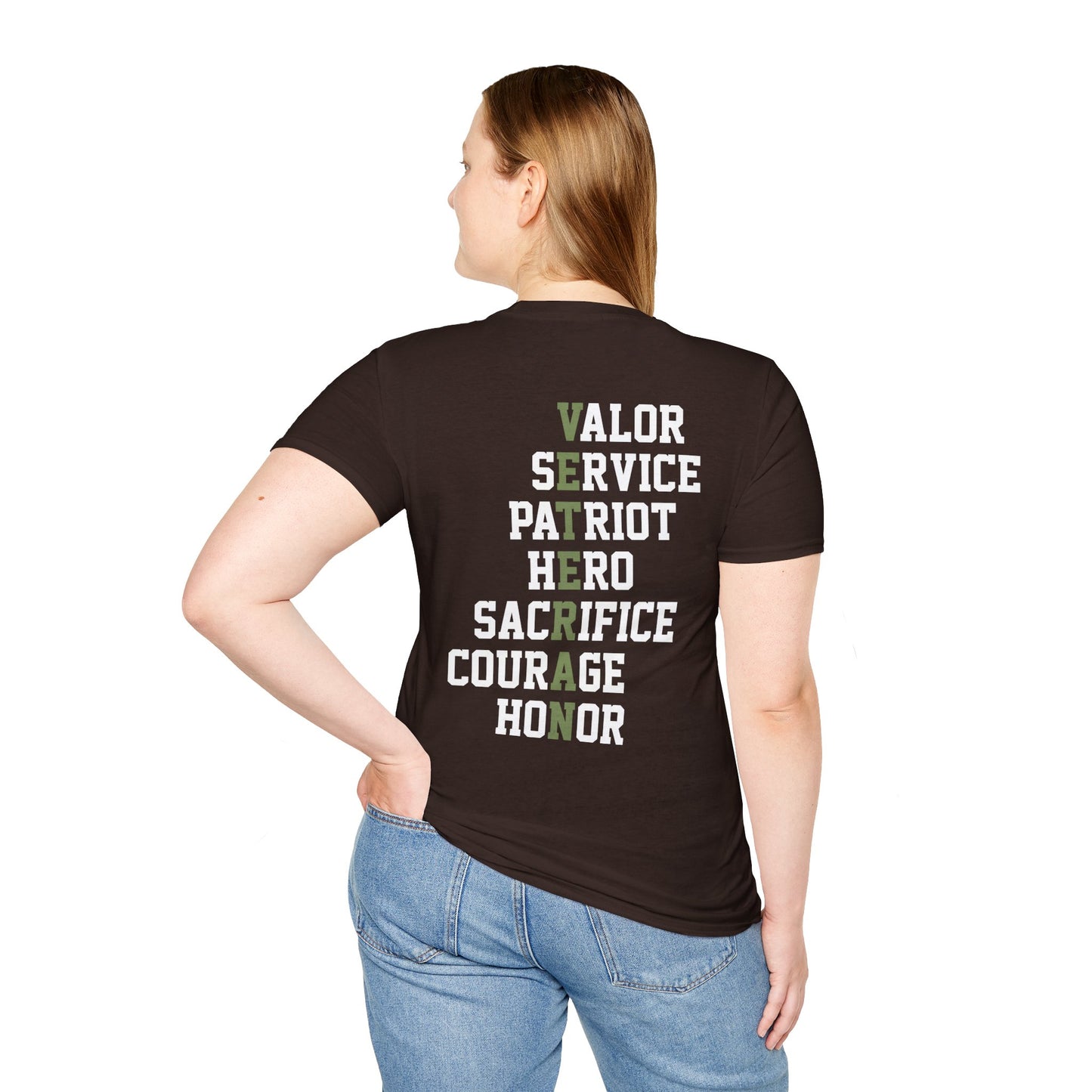 Valor in Action: Military Pride Tee