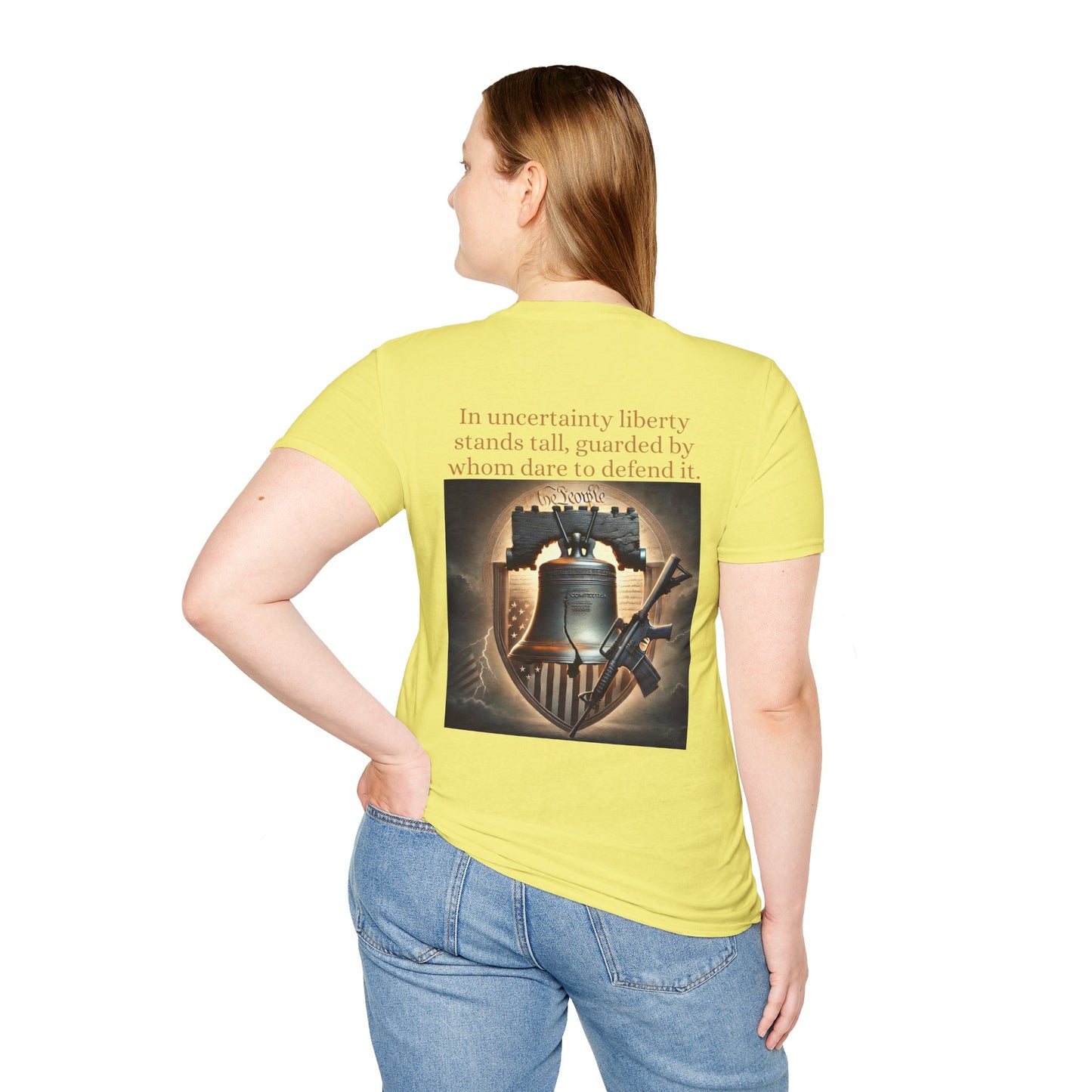 Patriotic Tee, Liberty Defense Shirt, Freedom Lovers Top, American Pride T-Shirt, Political Activist Apparel