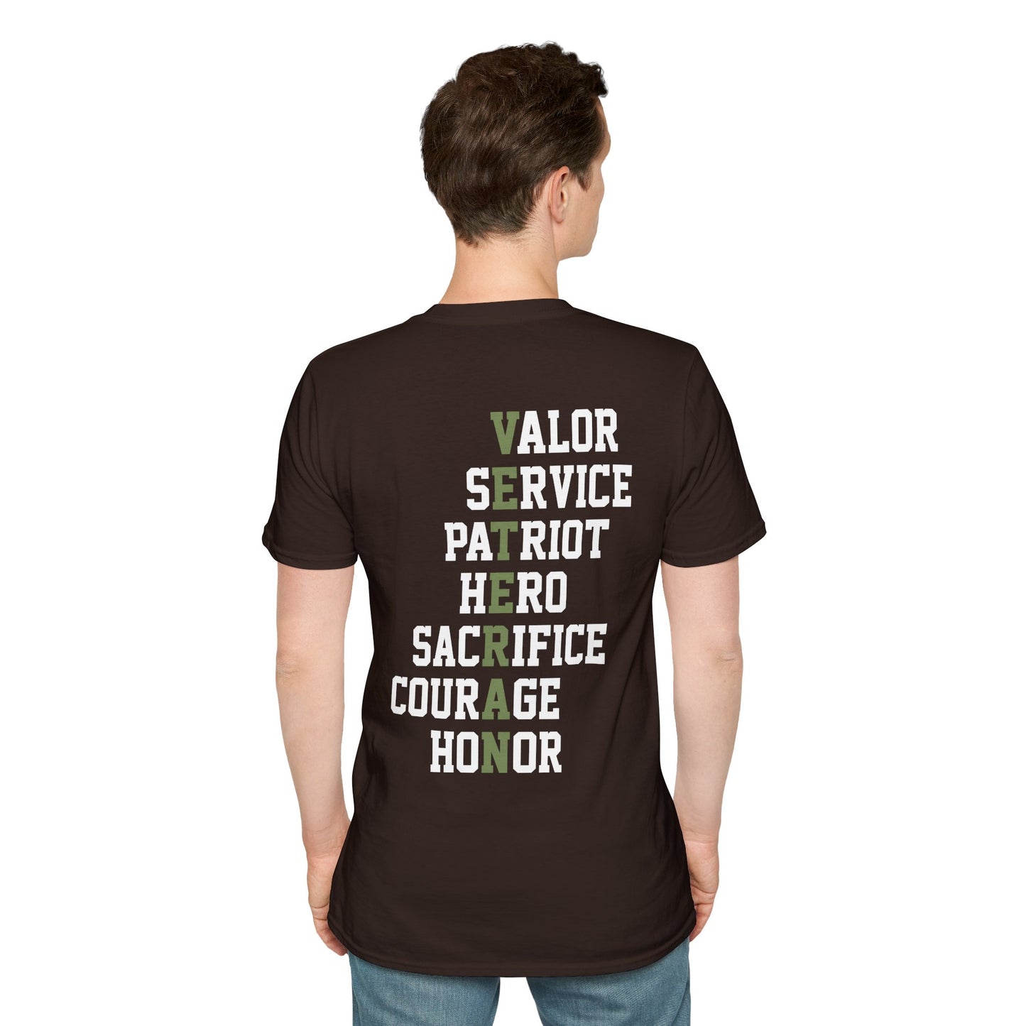 Valor in Action: Military Pride Tee