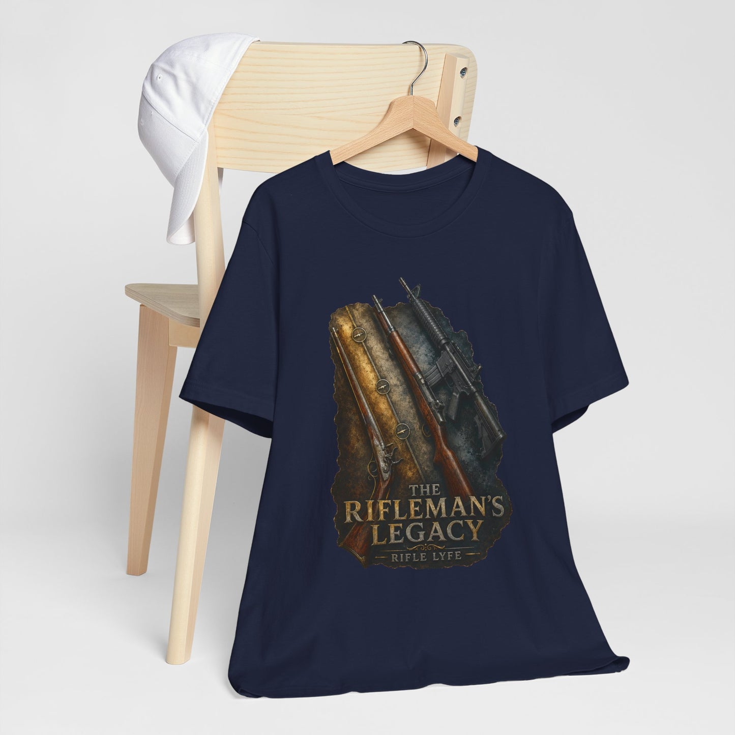 Rifleman’s Legacy T-Shirt — Vintage Hunting Rifle Graphic Tee