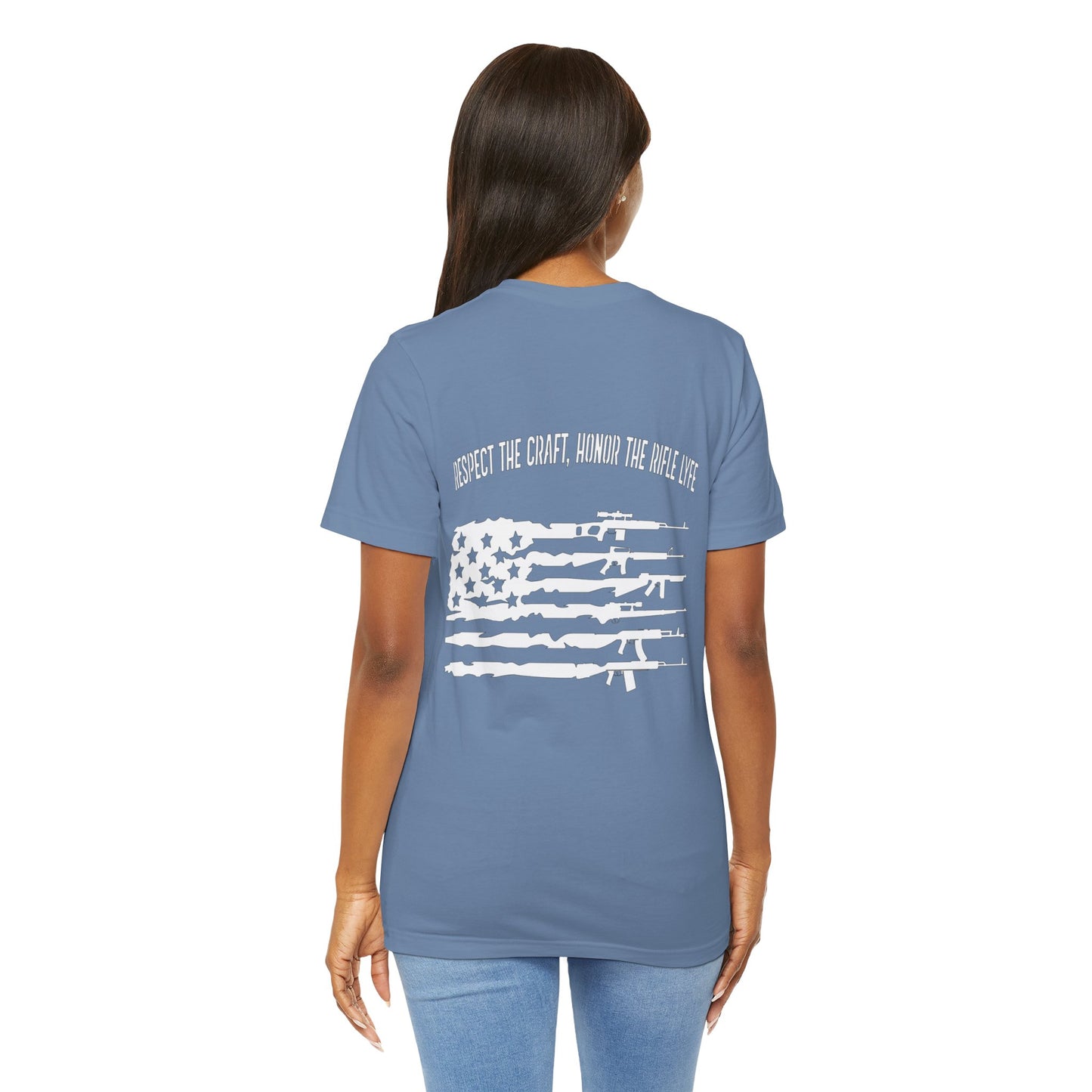Respect the Rifle Lyfe Brand, Rifle Lover Gift, Gun Enthusiast Shirt, Second Amendment Apparel, Firearms Advocate Top
