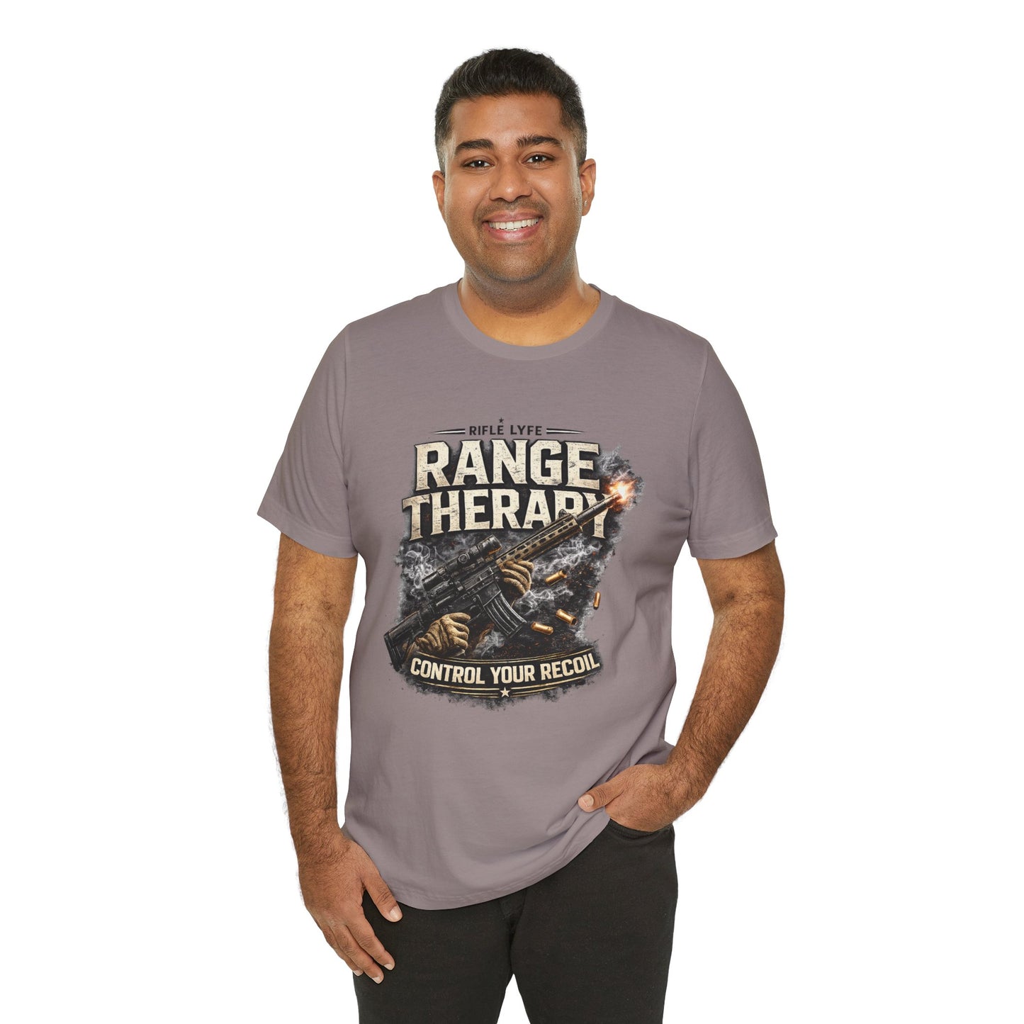 Range Therapy Shirt Shooting Range Shirt Funny Gun Shirt 2nd Amendment Shirt Tactical Shirt Pro Gun Tee Gift for Gun Lover Men