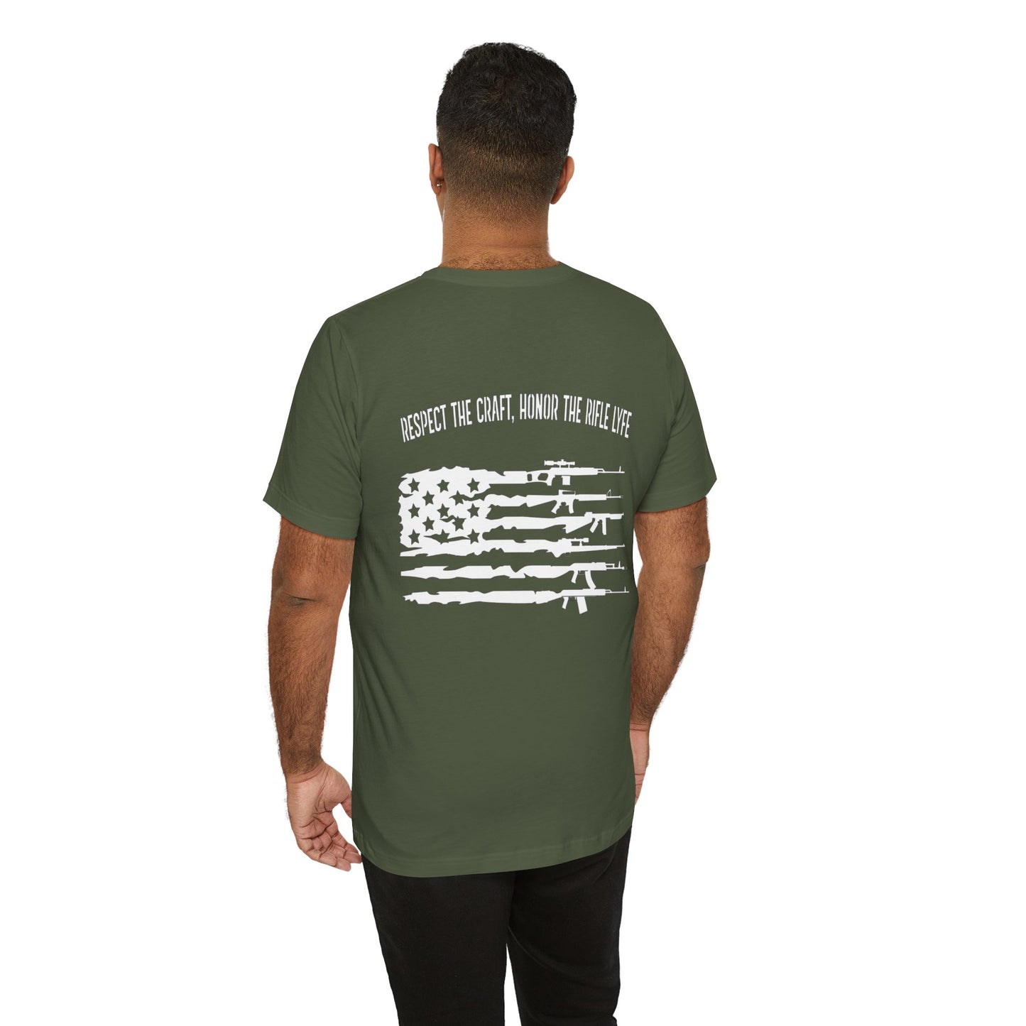 Respect the Rifle Lyfe Brand, Rifle Lover Gift, Gun Enthusiast Shirt, Second Amendment Apparel, Firearms Advocate Top