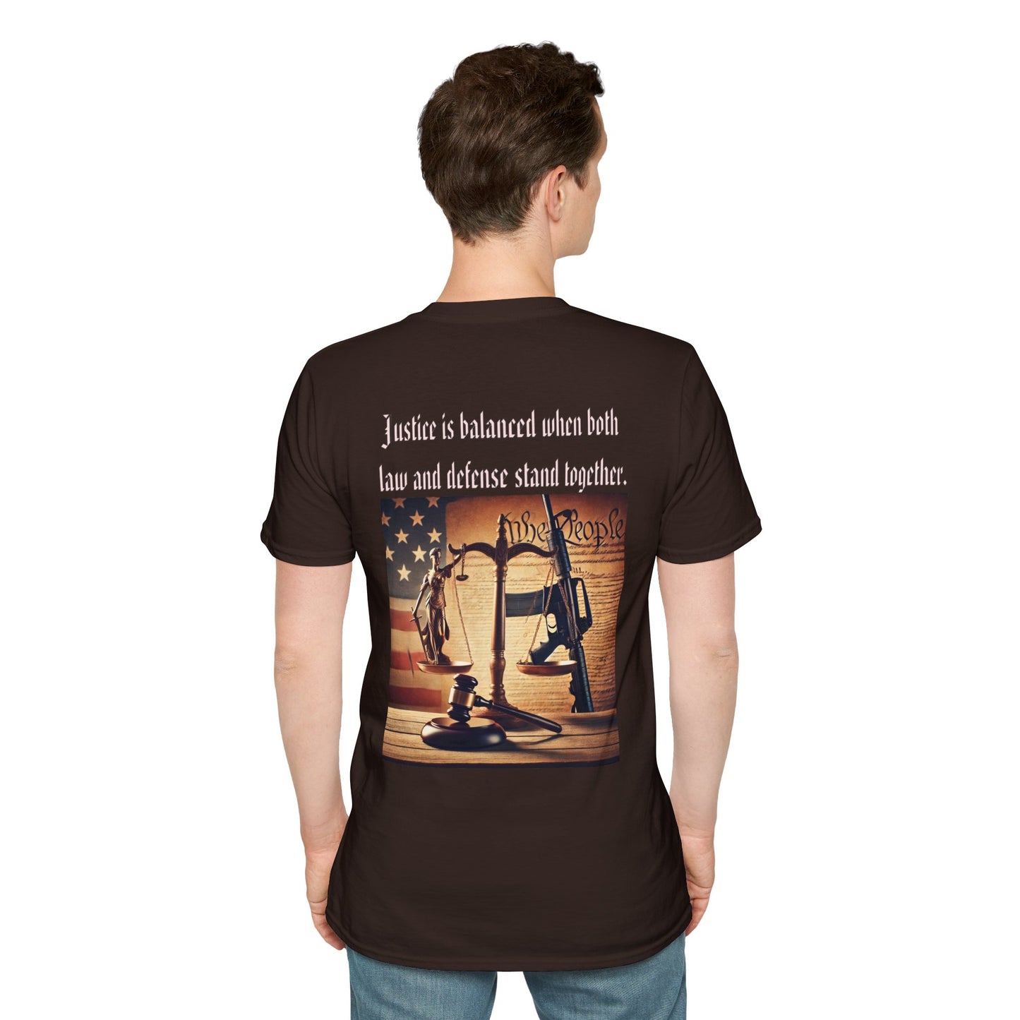 Justice in balance, military, balance of power and law, gift idea