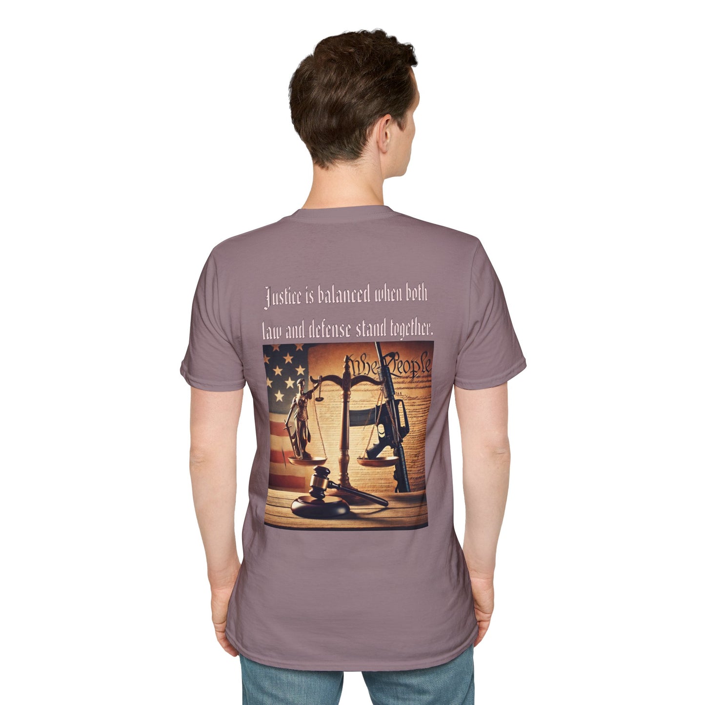 Justice in balance, military, balance of power and law, gift idea