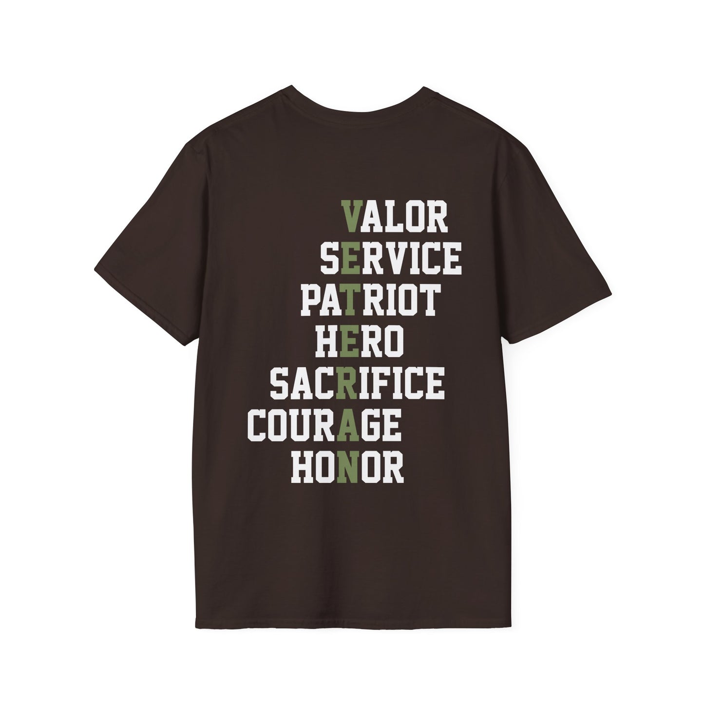 Valor in Action: Military Pride Tee