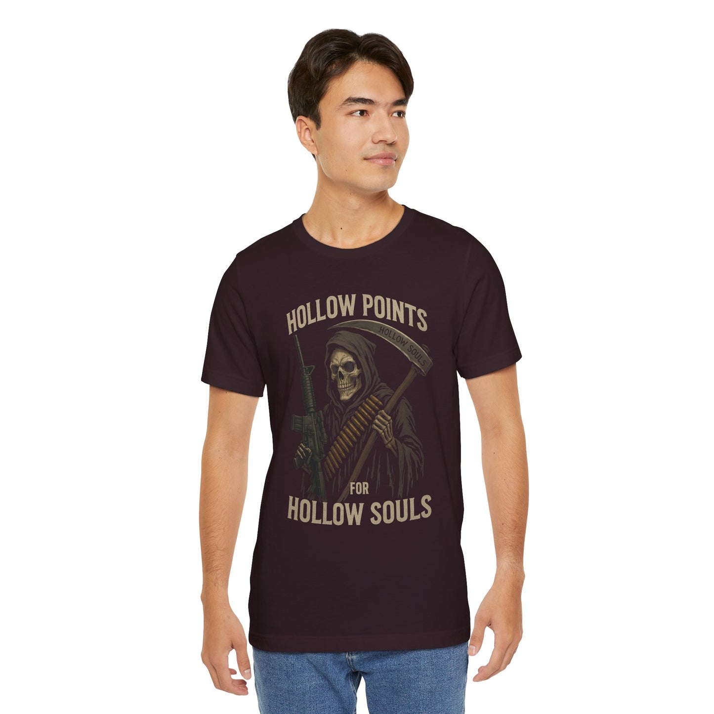 Grim Reaper Graphic Tee | Halloween Jersey Short Sleeve T-Shirt, Horror Art Tee, Halloween Shirt, Edgy Fashion Top, Unique Gift