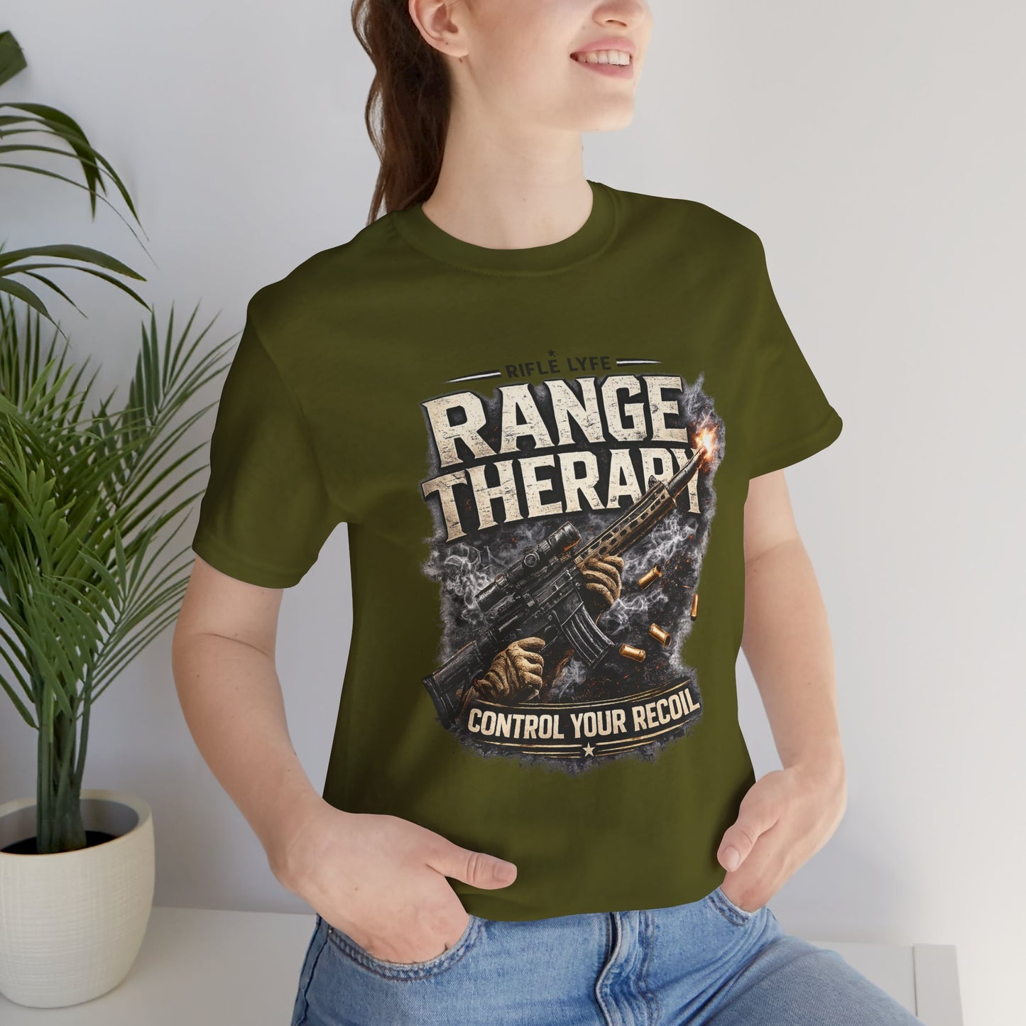 Range Therapy Shirt Shooting Range Shirt Funny Gun Shirt 2nd Amendment Shirt Tactical Shirt Pro Gun Tee Gift for Gun Lover Men
