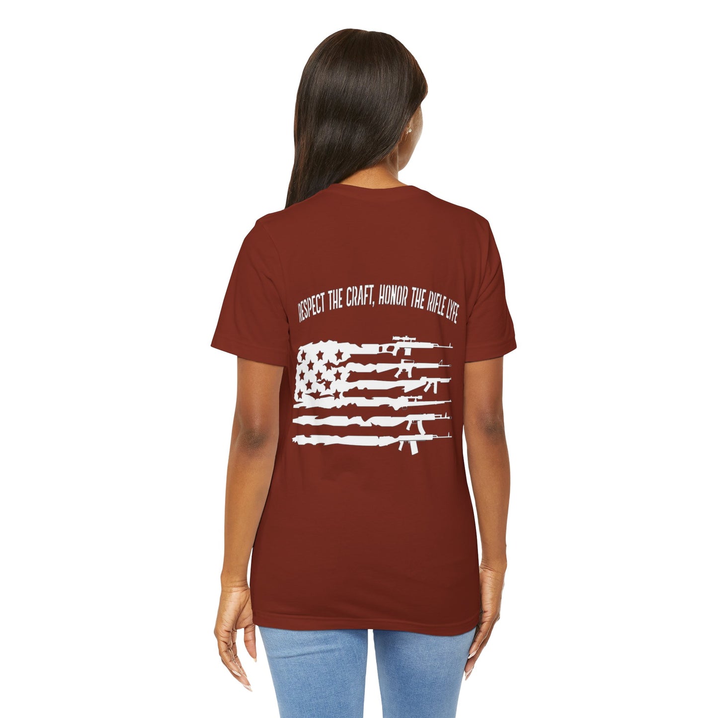 Respect the Rifle Lyfe Brand, Rifle Lover Gift, Gun Enthusiast Shirt, Second Amendment Apparel, Firearms Advocate Top
