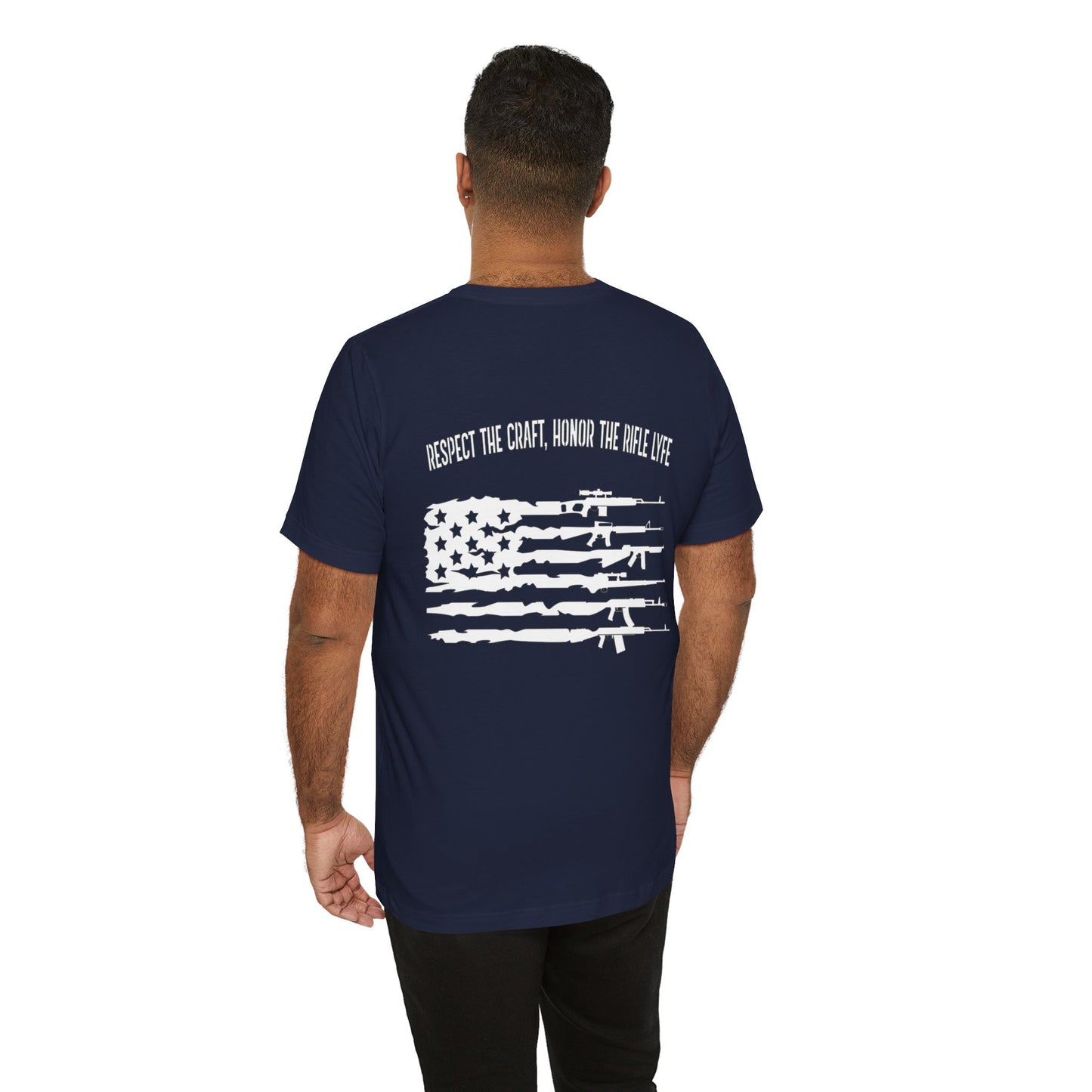 Respect the Rifle Lyfe Brand, Rifle Lover Gift, Gun Enthusiast Shirt, Second Amendment Apparel, Firearms Advocate Top