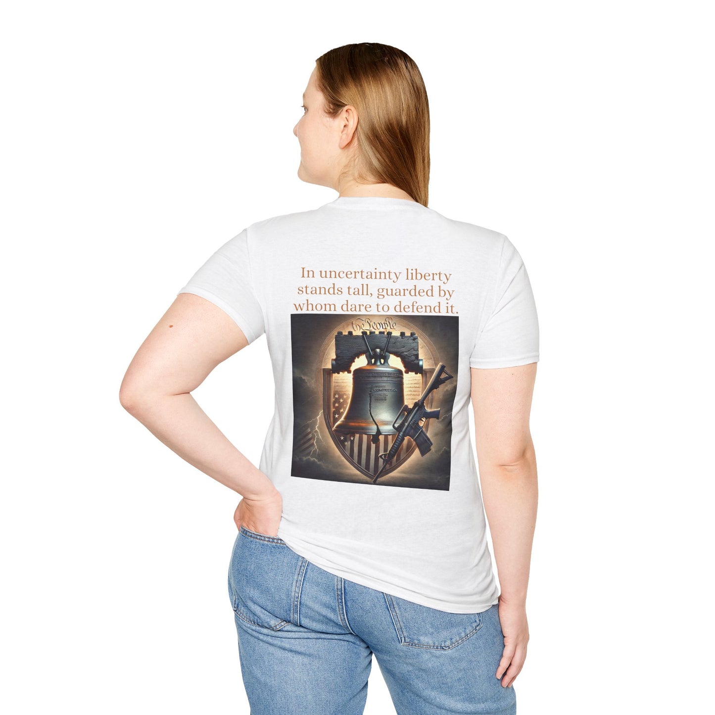 Patriotic Tee, Liberty Defense Shirt, Freedom Lovers Top, American Pride T-Shirt, Political Activist Apparel