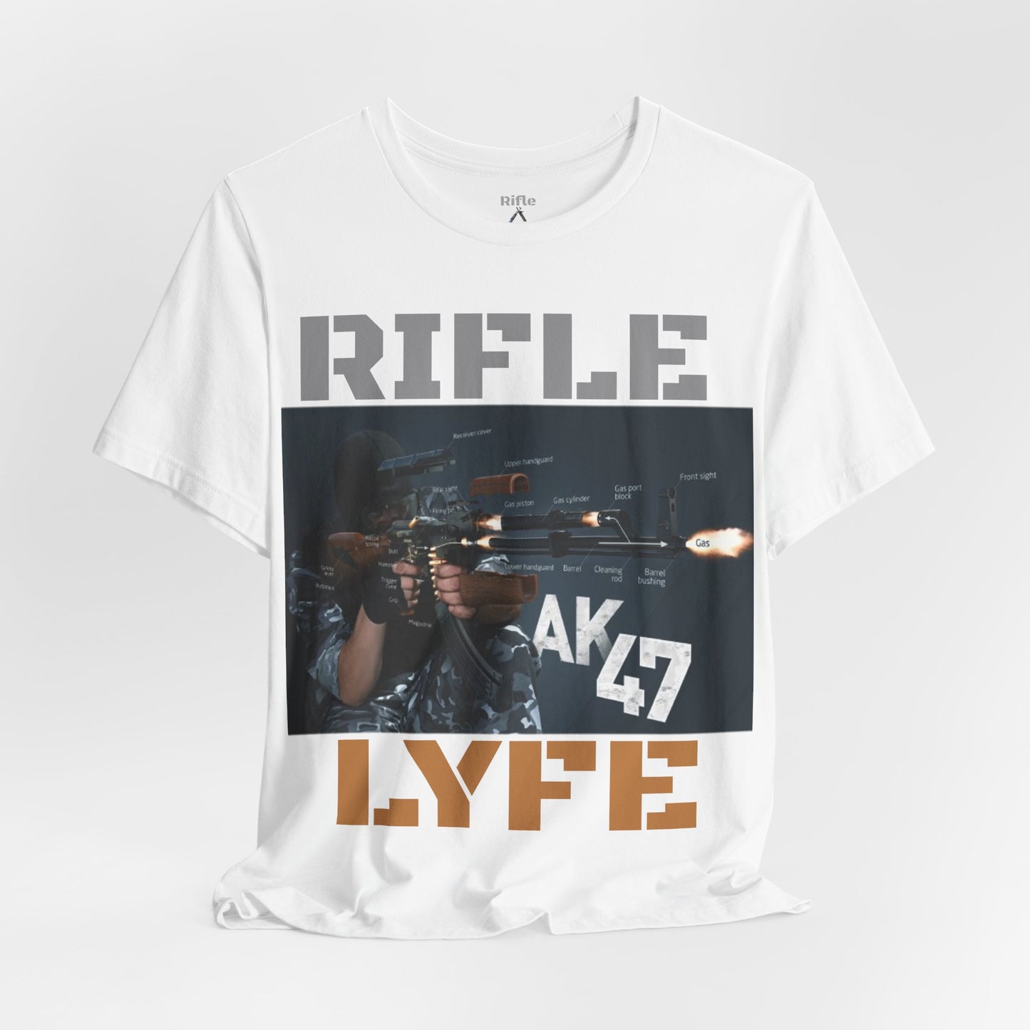 AK47 anatomy, AK47, Rifle Lyfe Logo