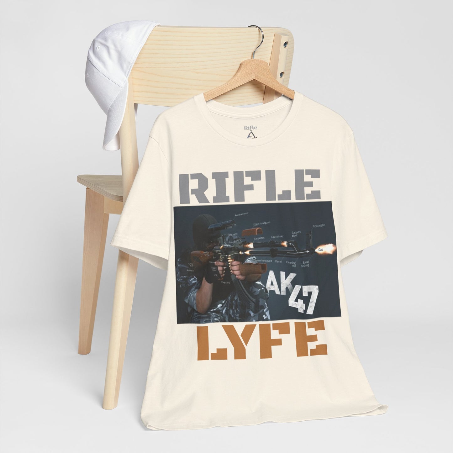 AK47 anatomy, AK47, Rifle Lyfe Logo