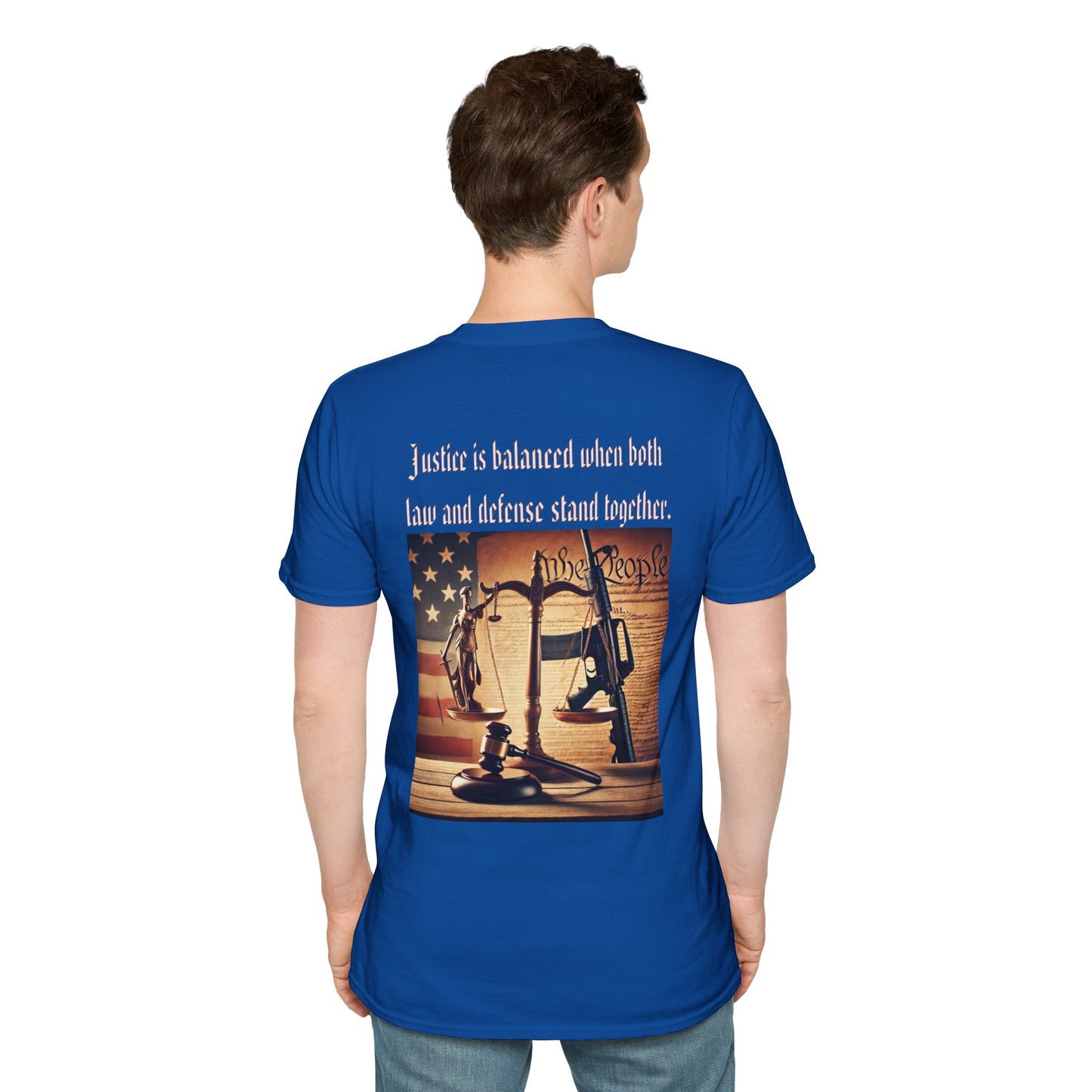 Justice in balance, military, balance of power and law, gift idea