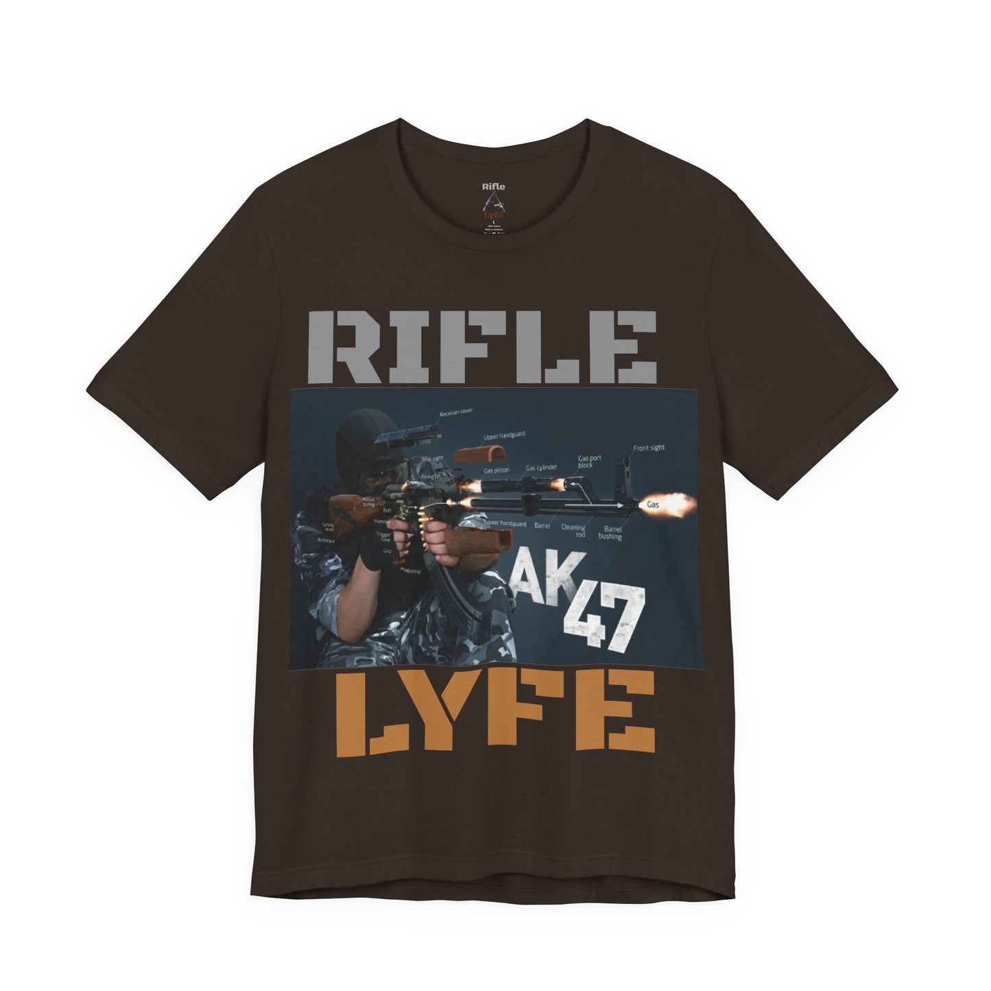 AK47 anatomy, AK47, Rifle Lyfe Logo