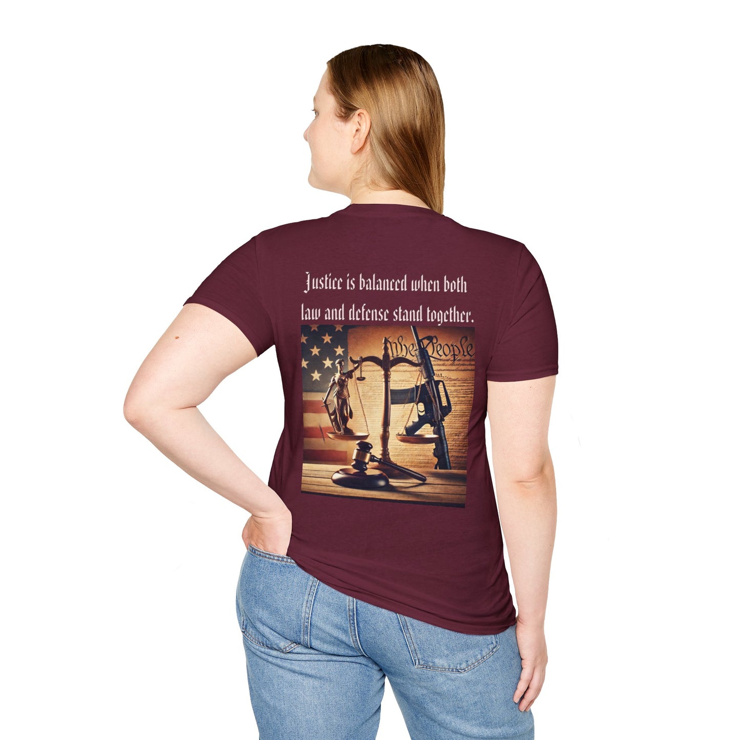 Justice in balance, military, balance of power and law, gift idea