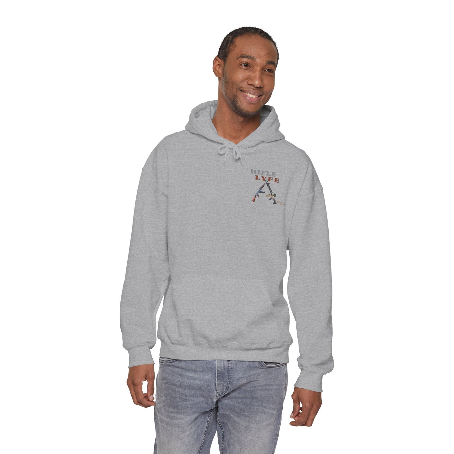 Skull Hoodie — "I Identify As A Threat / My Pronouns Are Try/Me" Graphic Hoodie