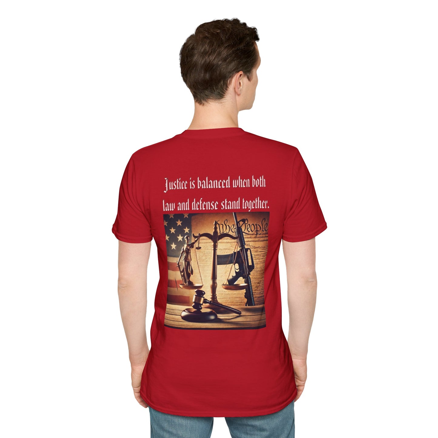 Justice in balance, military, balance of power and law, gift idea