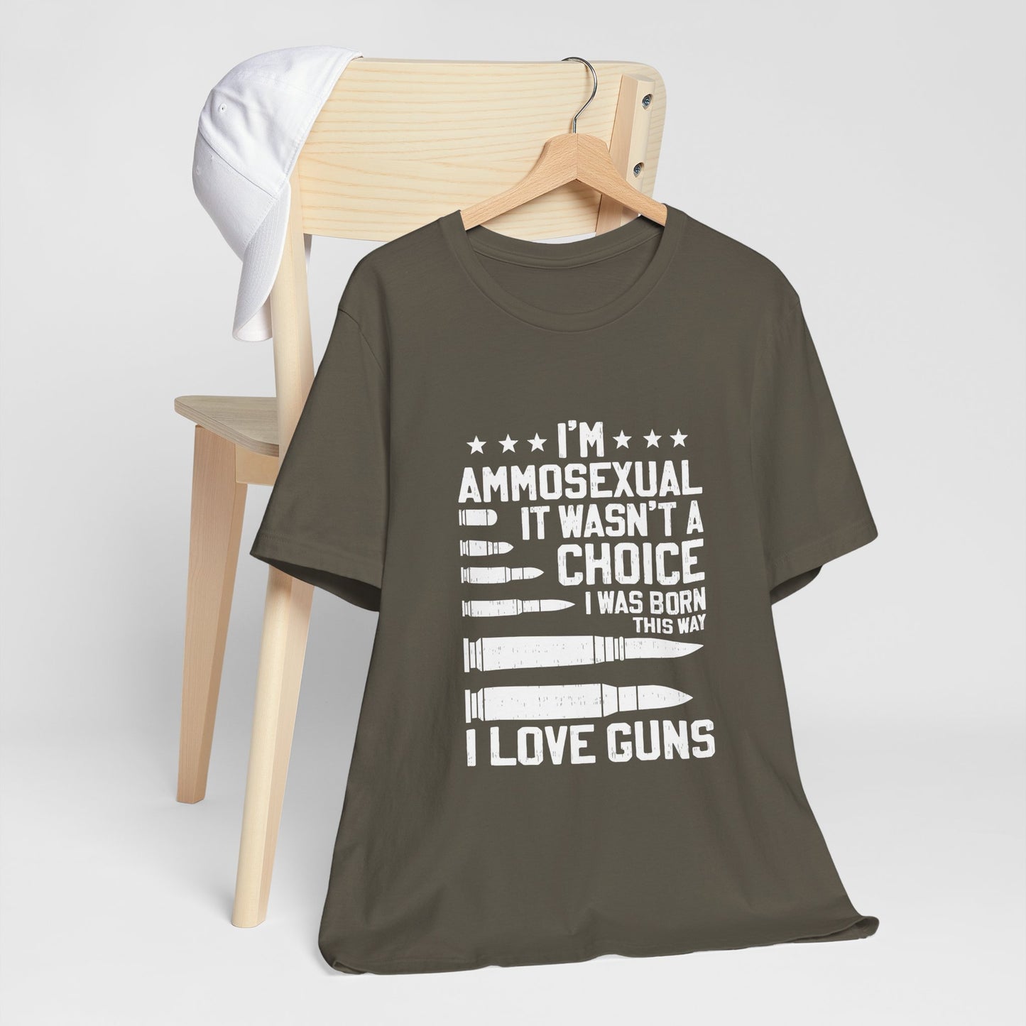 Funny Ammo Humor Unisex Tee, T-Shirt, Shirt, Men Women Joke Gift, Short Sleeve Top