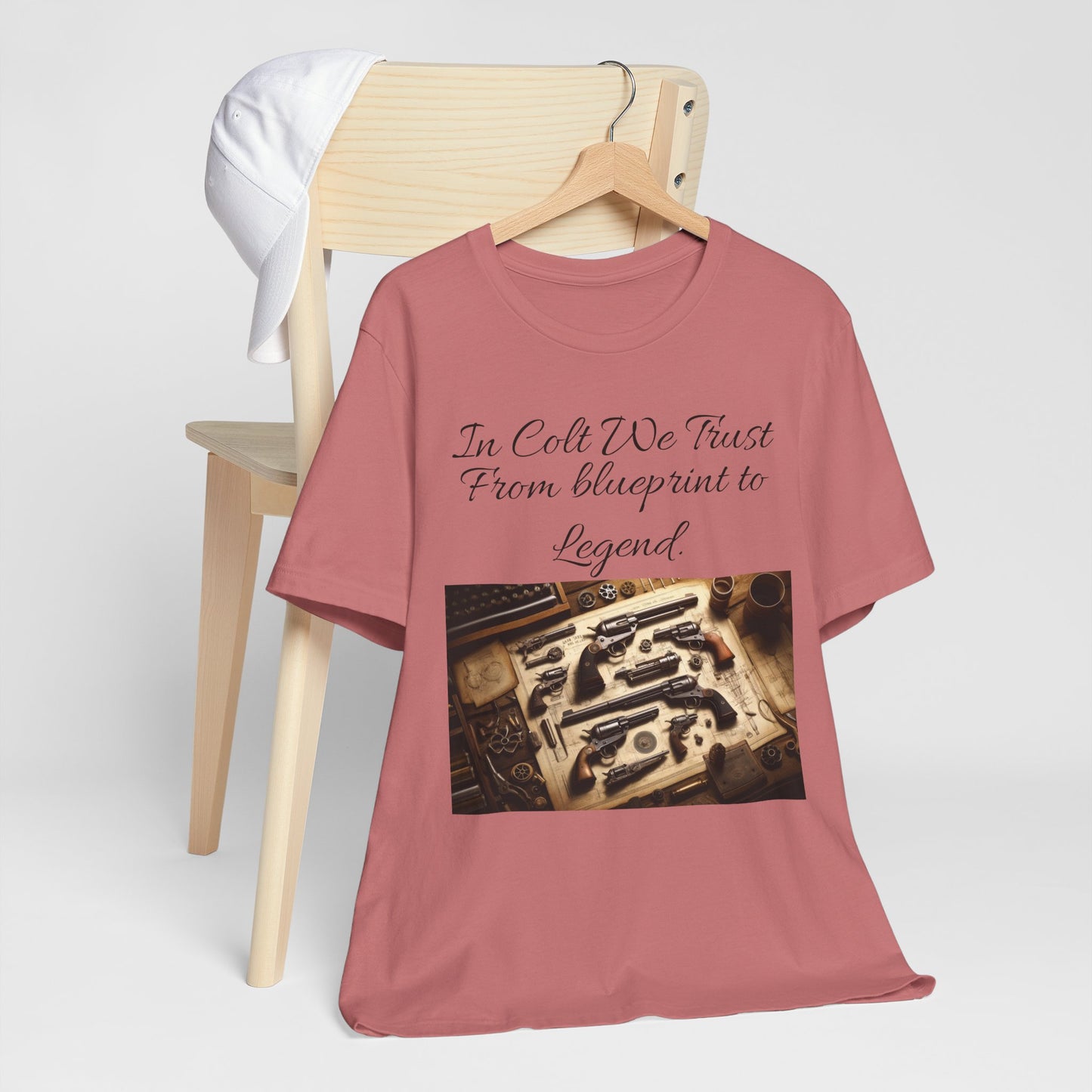 Gun Enthusiast Tee: In Colt We Trust, Firearm Lover Shirt, Shooting Sports Tee, Gift for Gun Owners, Vintage Firearms Apparel