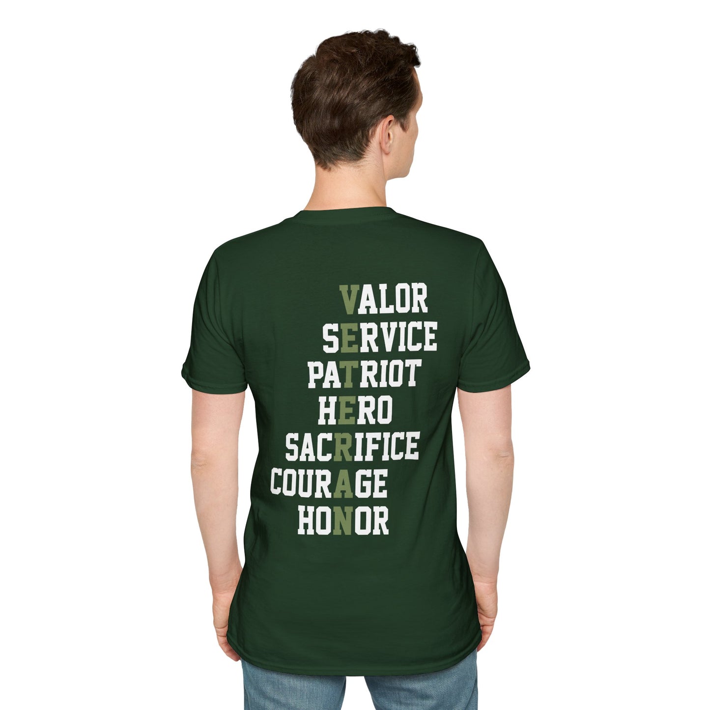 Valor in Action: Military Pride Tee