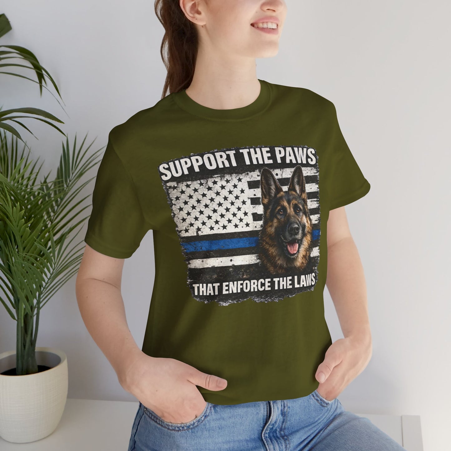 Police Dog K9  Thin Blue Line  Law Enforcement