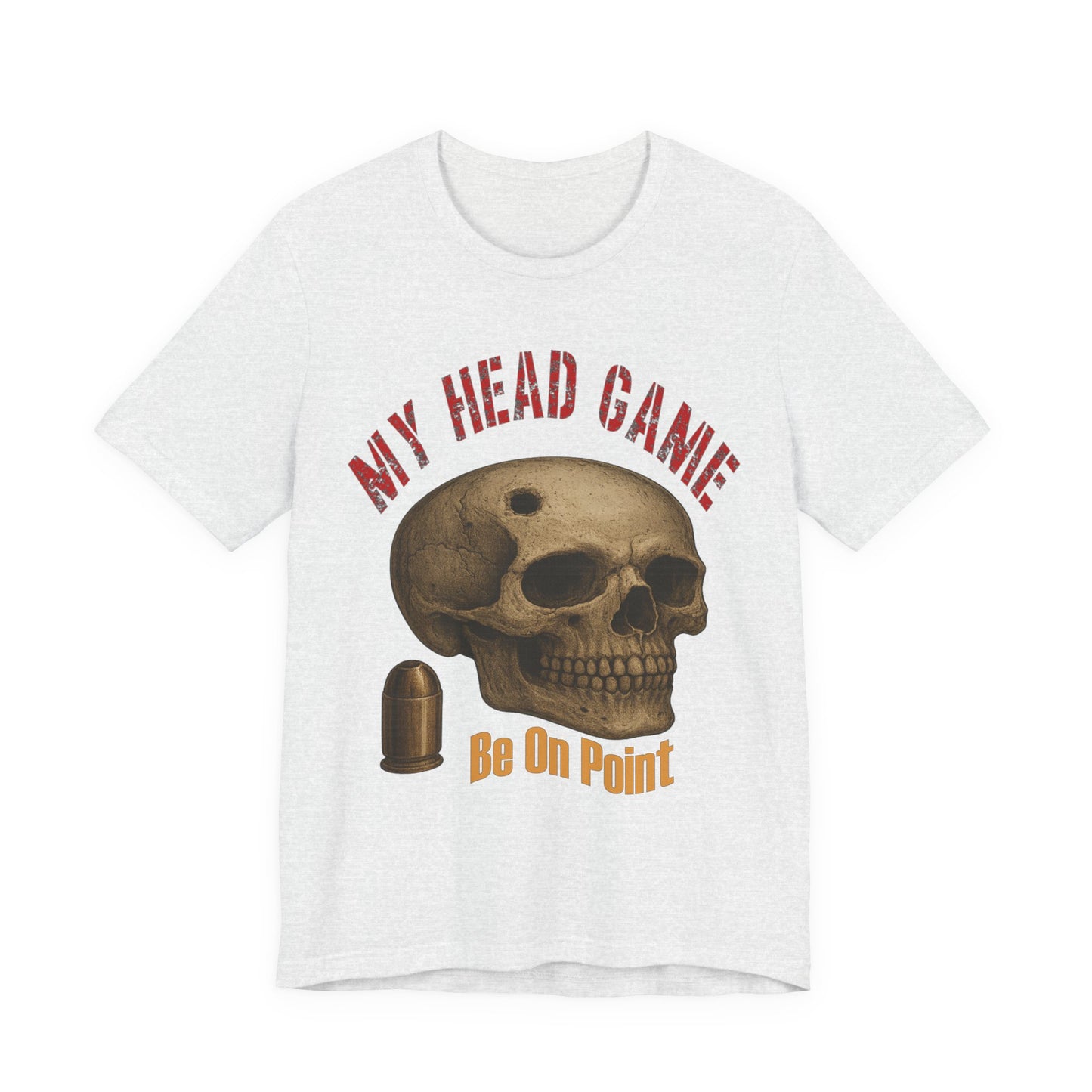 Head Game T-Shirt, Funny Skull Tee, Unisex Graphic Shirt, Unique Gift for Halloween, Quirky Statement Apparel