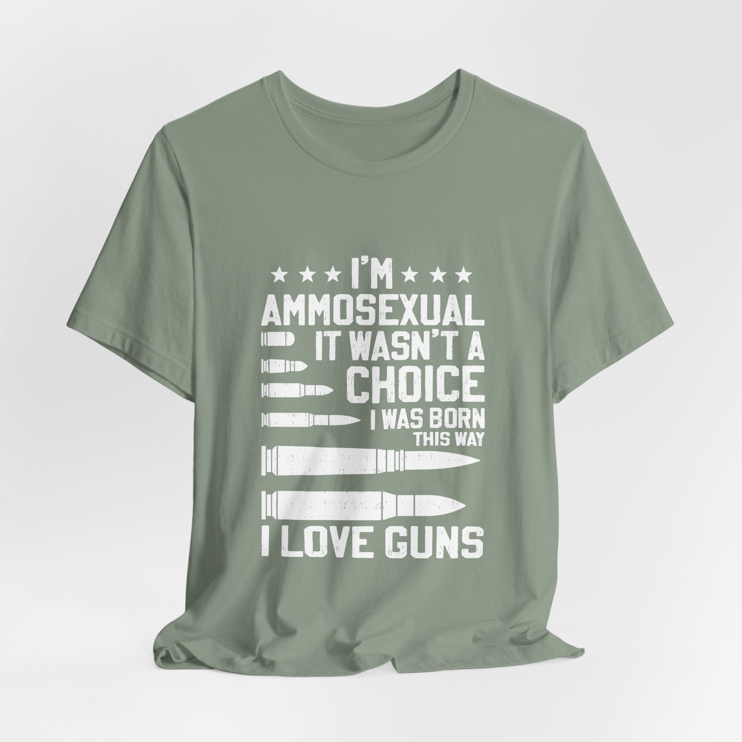 Funny Ammo Humor Unisex Tee, T-Shirt, Shirt, Men Women Joke Gift, Short Sleeve Top